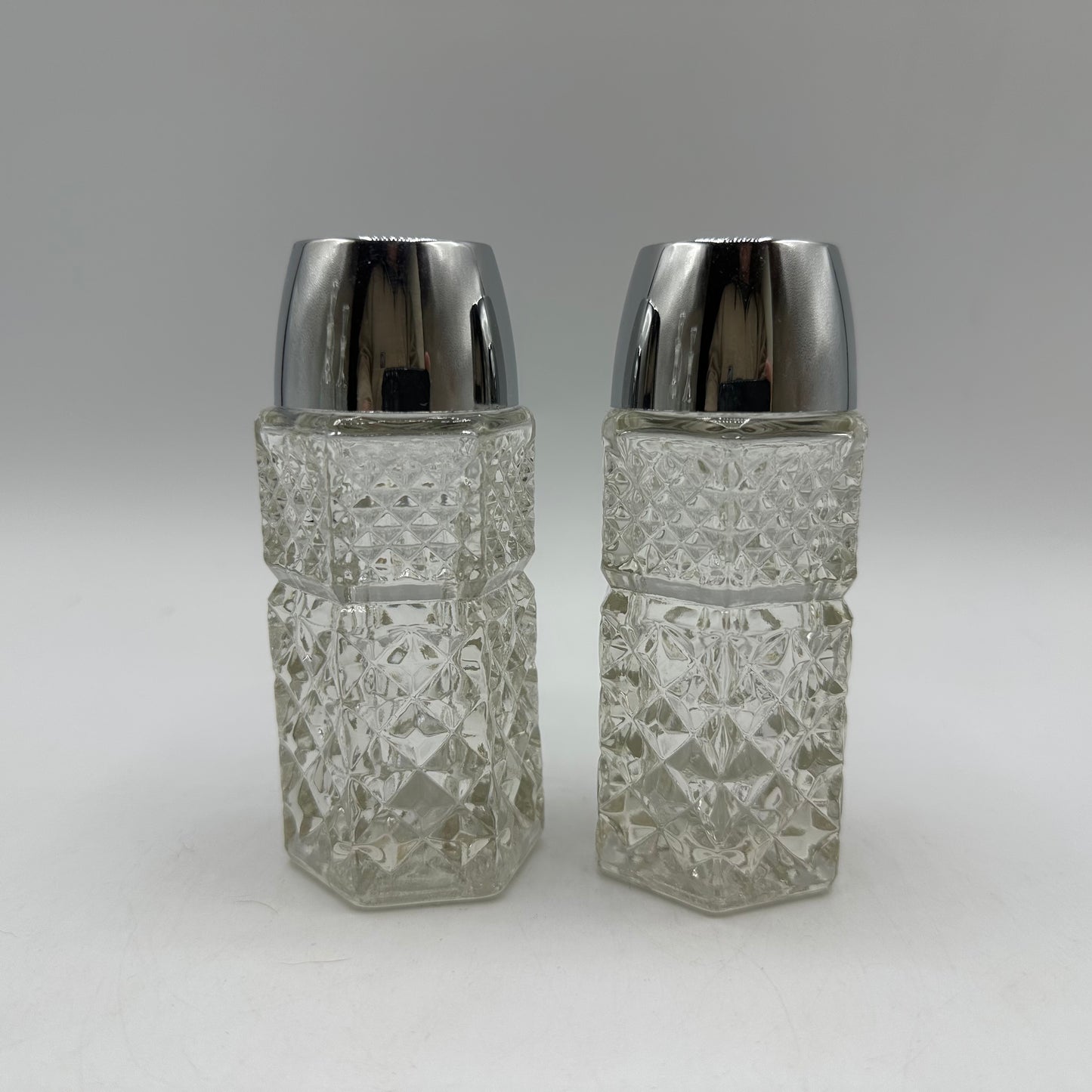 Kromex Oil, Vinegar, Salt & Pepper Set with Caddy