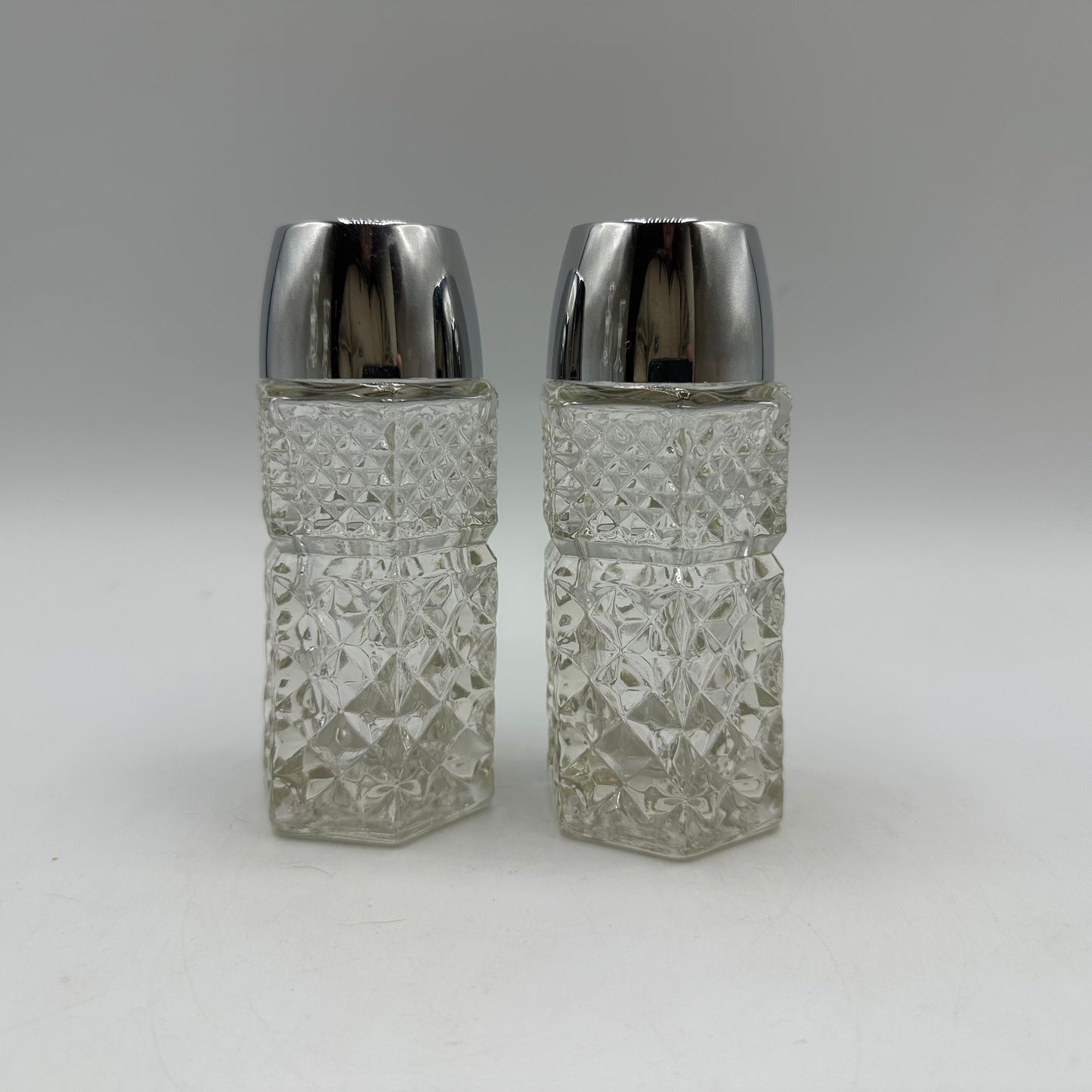Kromex Oil, Vinegar, Salt & Pepper Set with Caddy