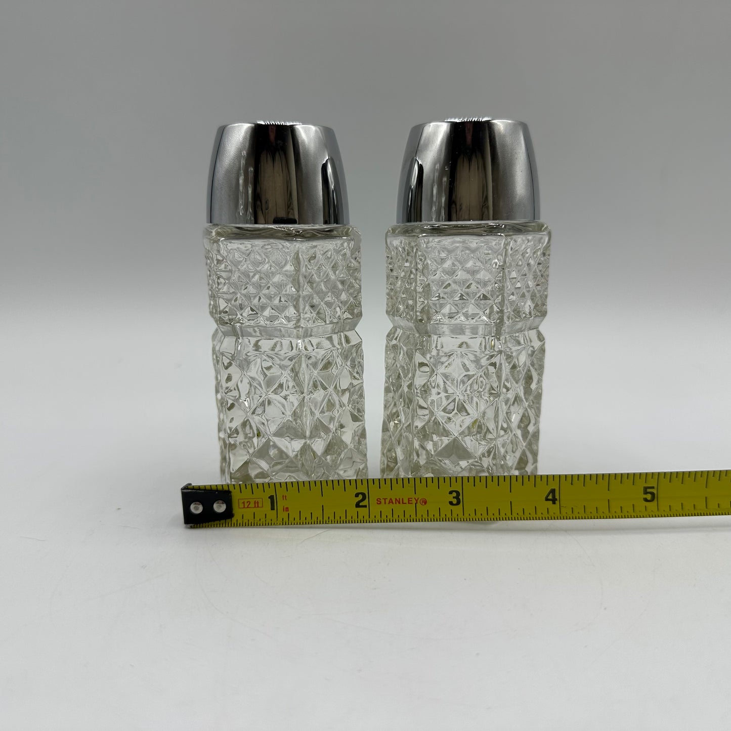 Kromex Oil, Vinegar, Salt & Pepper Set with Caddy