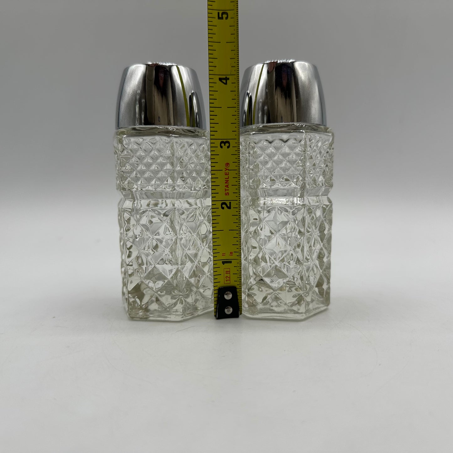 Kromex Oil, Vinegar, Salt & Pepper Set with Caddy