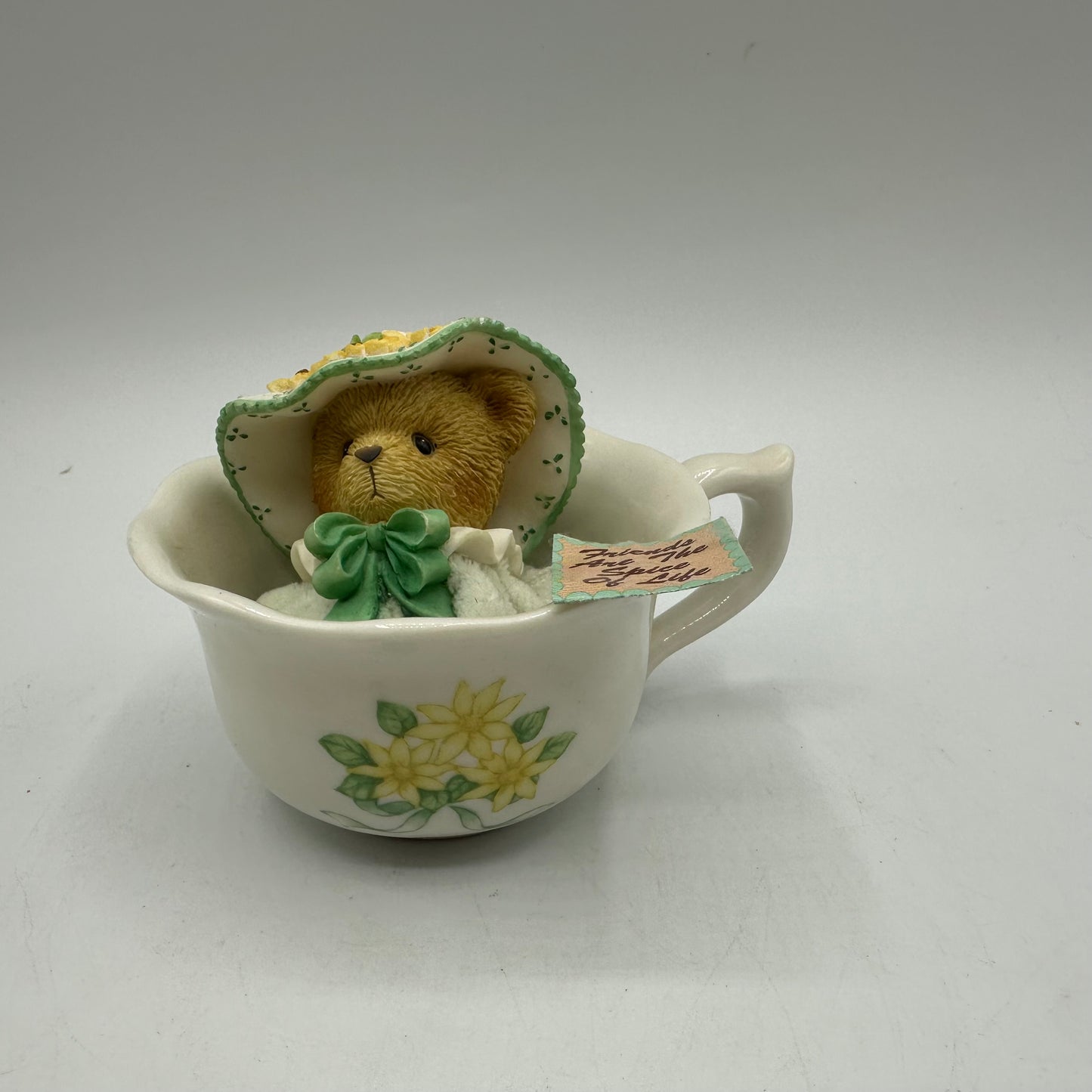 Cherished Teddies "Friends are the Spice of Life"  Teacup and Sachet