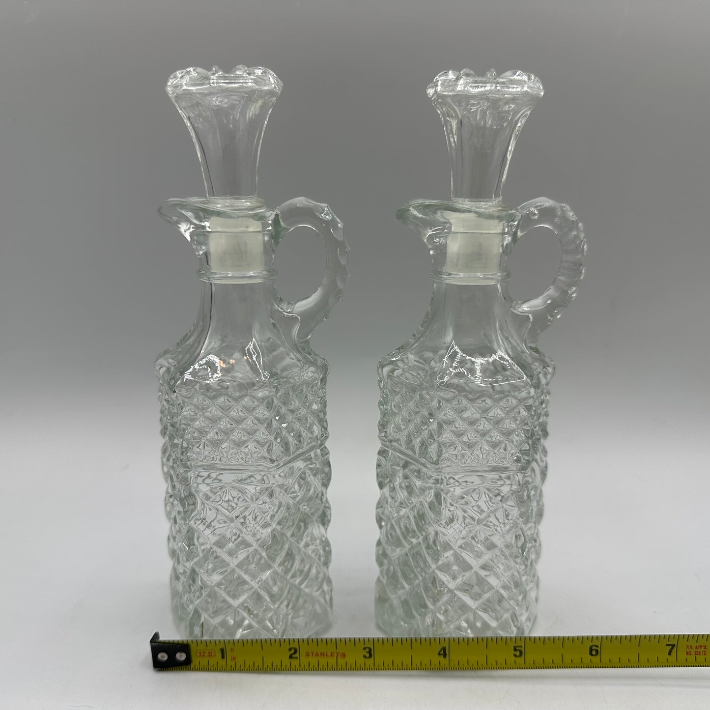 Kromex Oil, Vinegar, Salt & Pepper Set with Caddy