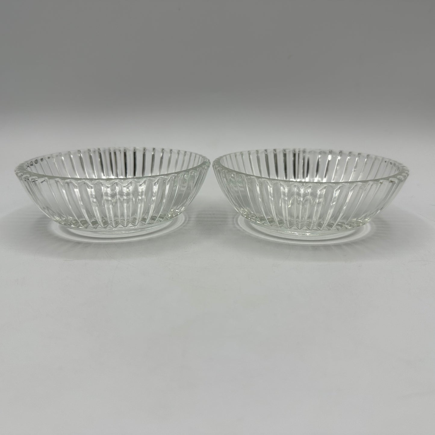Anchor Hocking Queen Mary 4" Small Fruit/Dessert Bowl, Clear, Set of 2