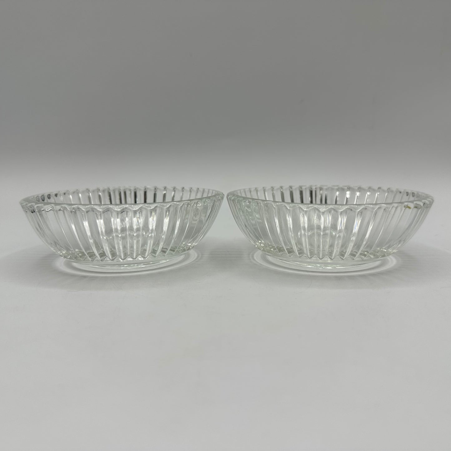 Anchor Hocking Queen Mary 4" Small Fruit/Dessert Bowl, Clear, Set of 2
