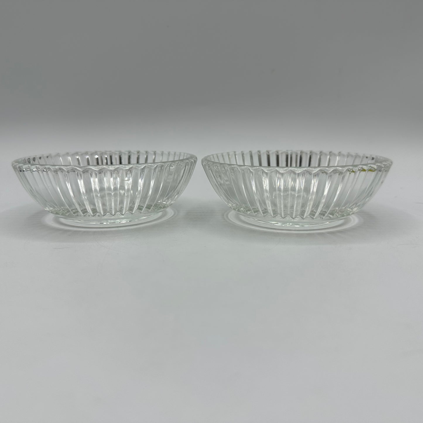 Anchor Hocking Queen Mary 4" Small Fruit/Dessert Bowl, Clear, Set of 2