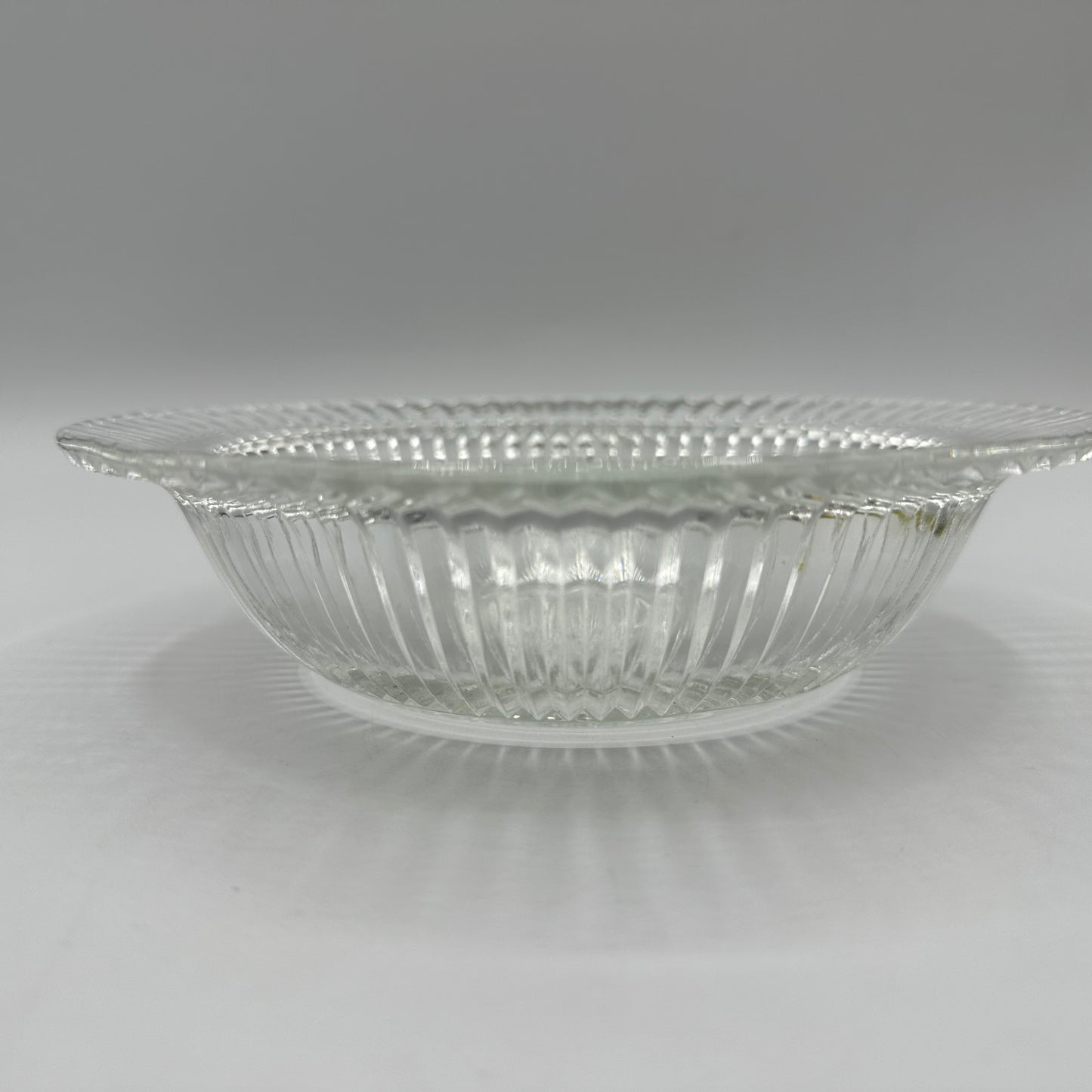 Anchor Hocking Queen Mary Round Butter Dish Bottom, Clear