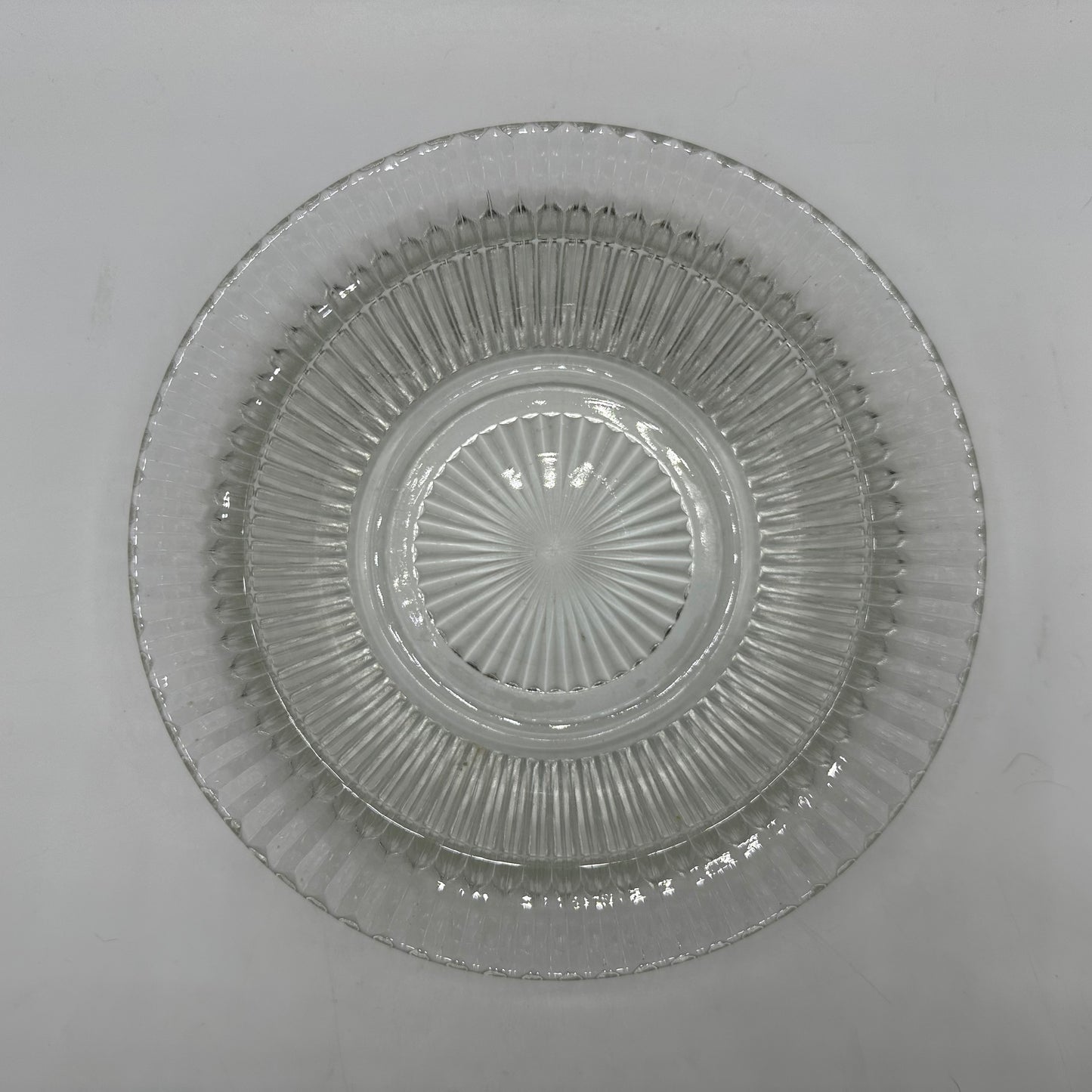 Anchor Hocking Queen Mary Round Butter Dish Bottom, Clear