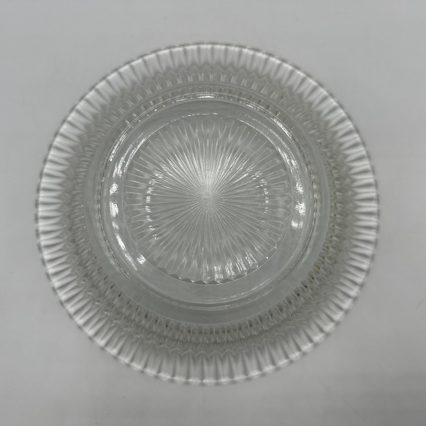 Anchor Hocking Queen Mary Round Butter Dish Bottom, Clear