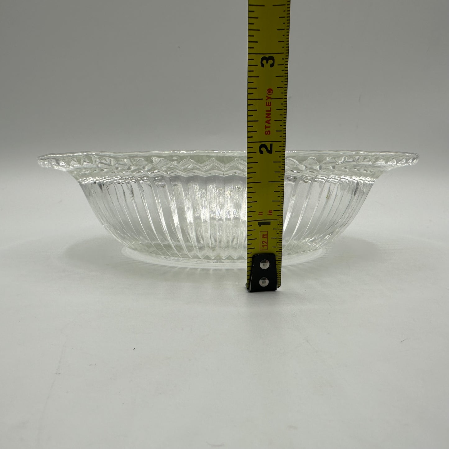 Anchor Hocking Queen Mary Round Butter Dish Bottom, Clear
