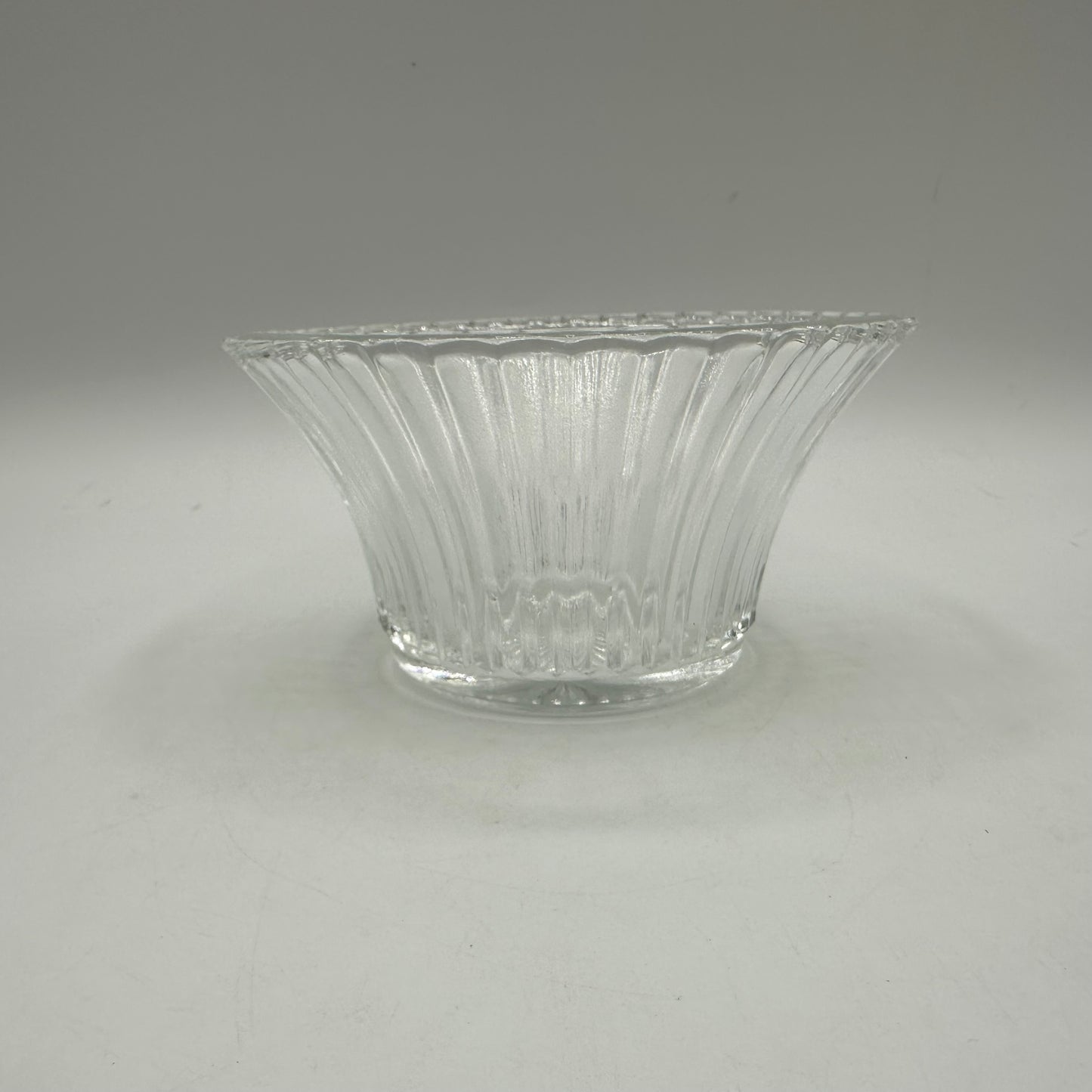 Anchor Hocking Queen Mary Mayonnaise Bowl, Clear