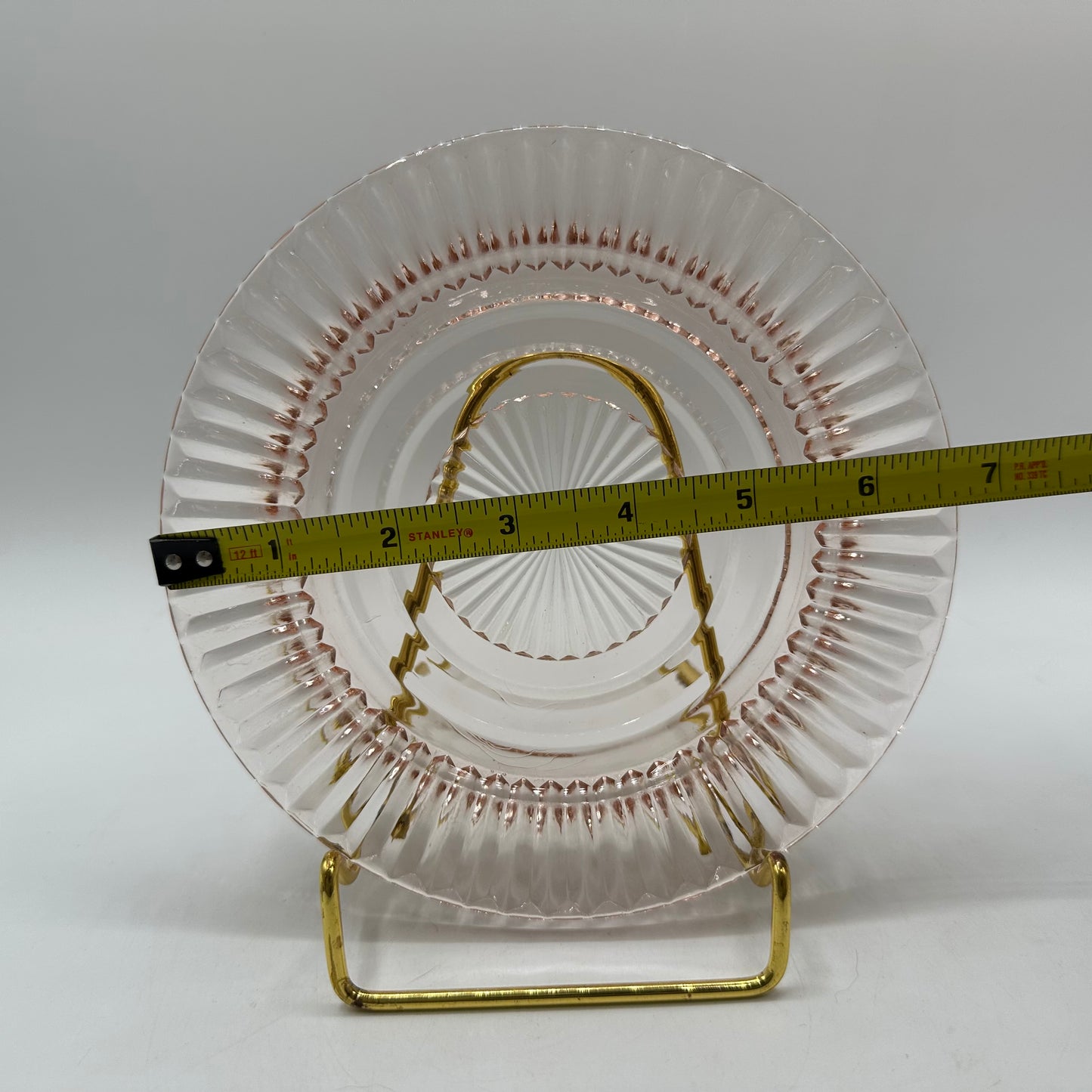 Anchor Hocking Queen Mary 6 5/8" Bread & Butter Plate, Pink