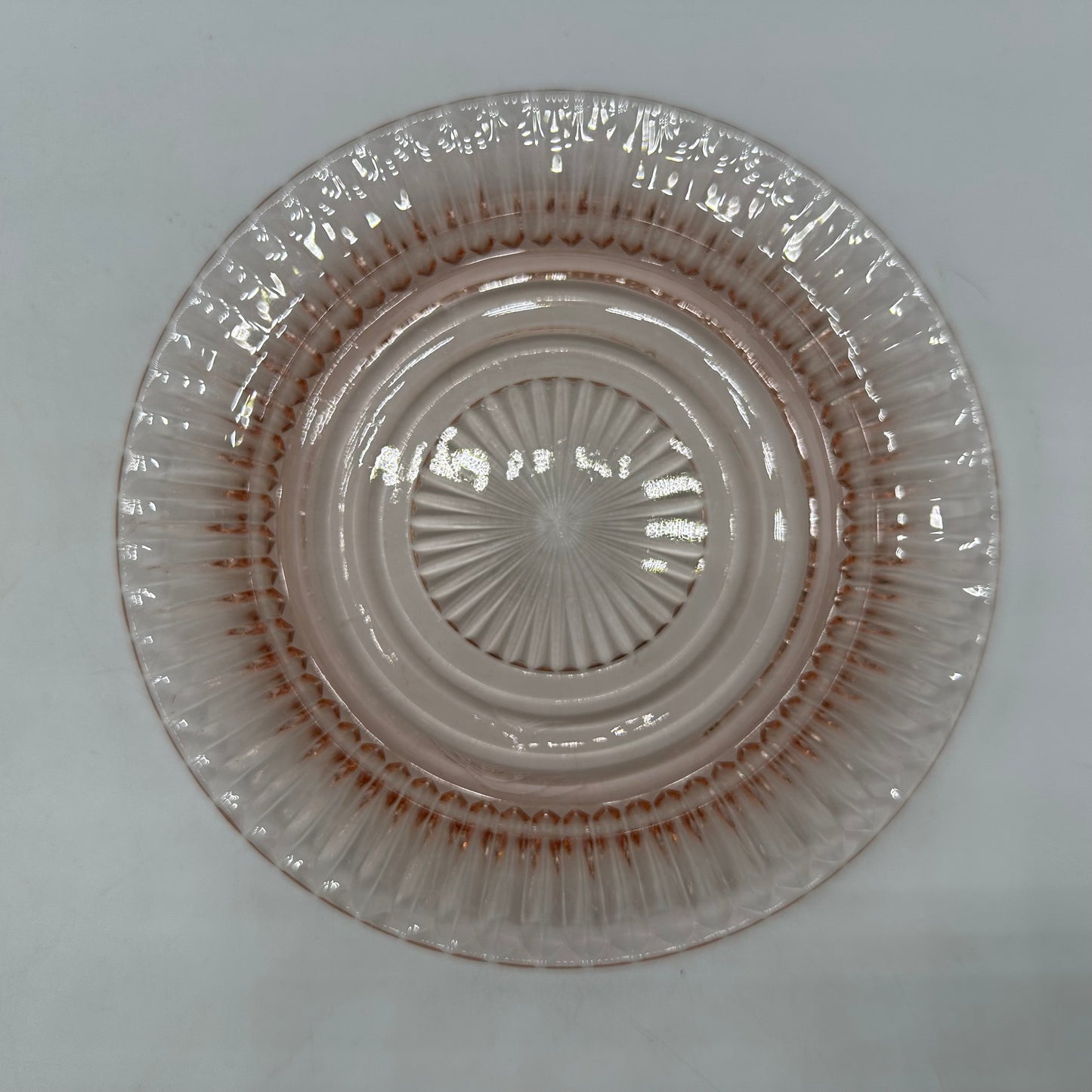 Anchor Hocking Queen Mary 6 5/8" Bread & Butter Plate, Pink