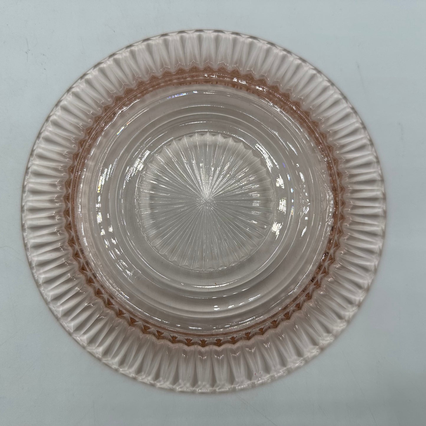 Anchor Hocking Queen Mary 6 5/8" Bread & Butter Plate, Pink