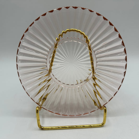 Anchor Hocking Queen Mary Mayonnaise Underplate, Pink