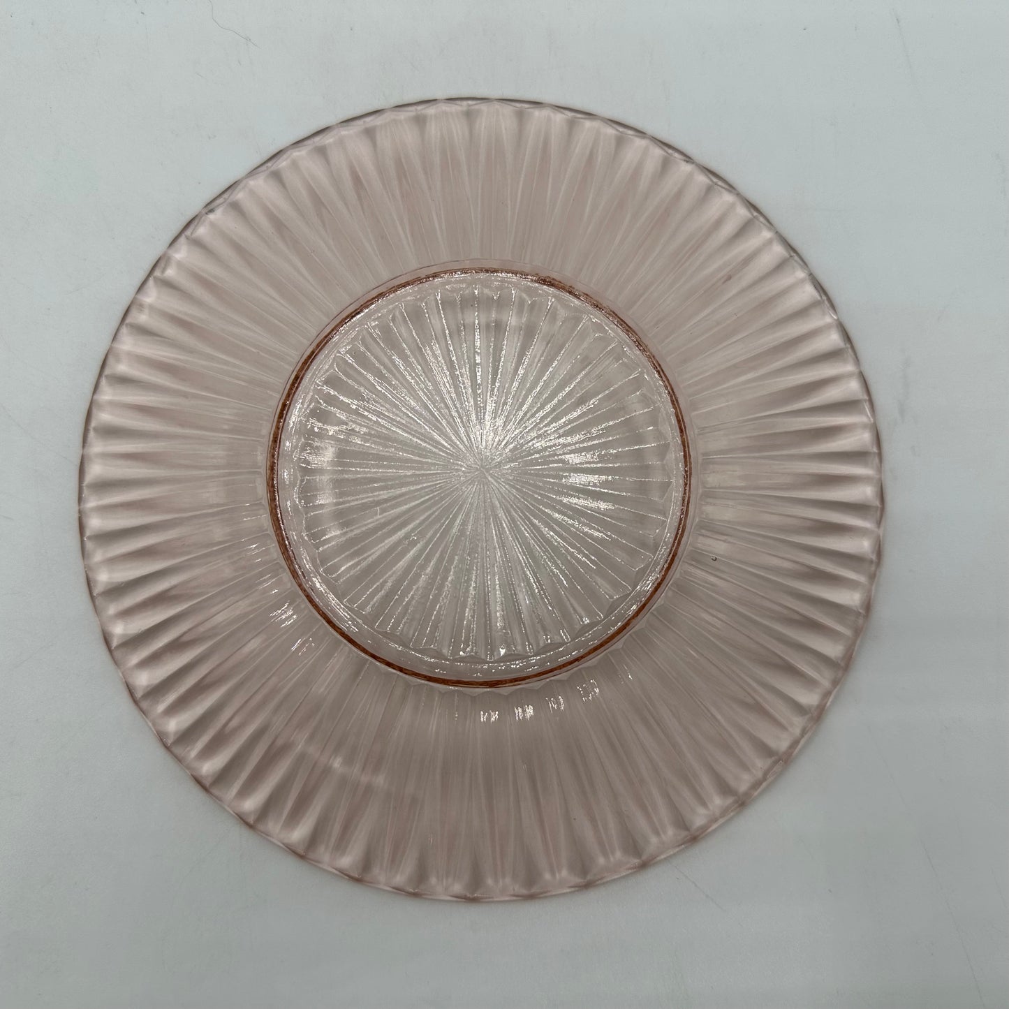 Anchor Hocking Queen Mary Mayonnaise Underplate, Pink