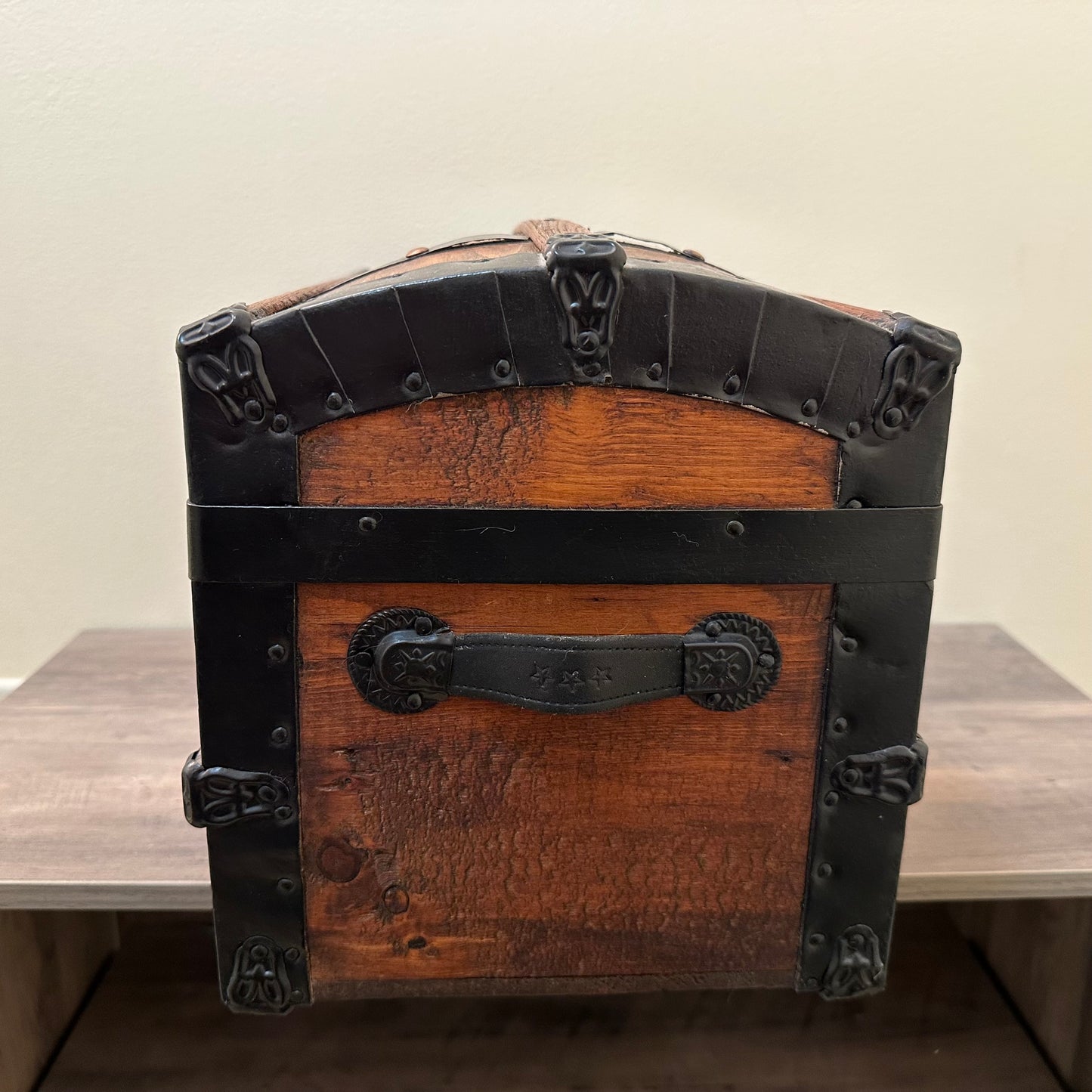 Antique Dome Steamer Doll Trunk with Insert