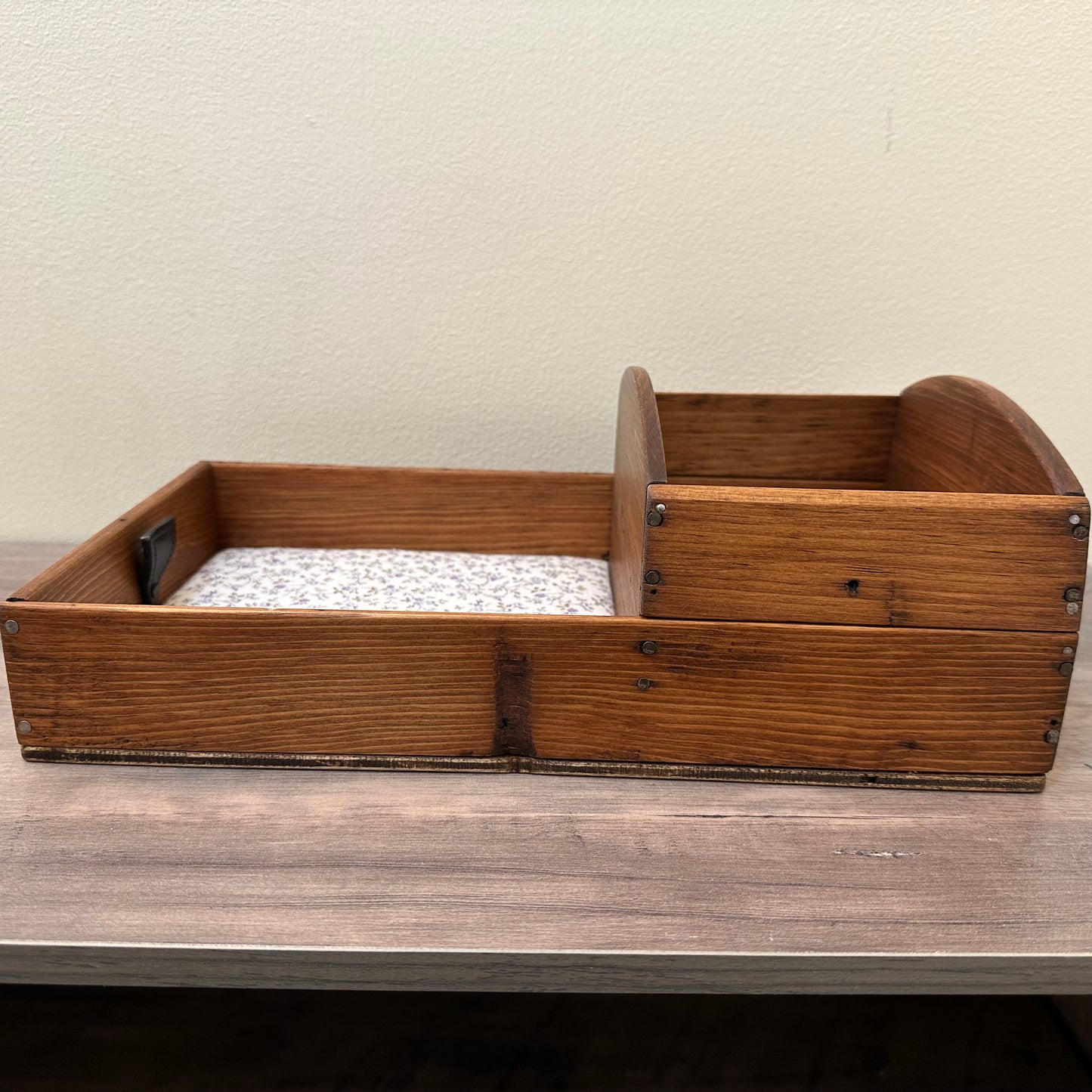 Antique Dome Steamer Doll Trunk with Insert