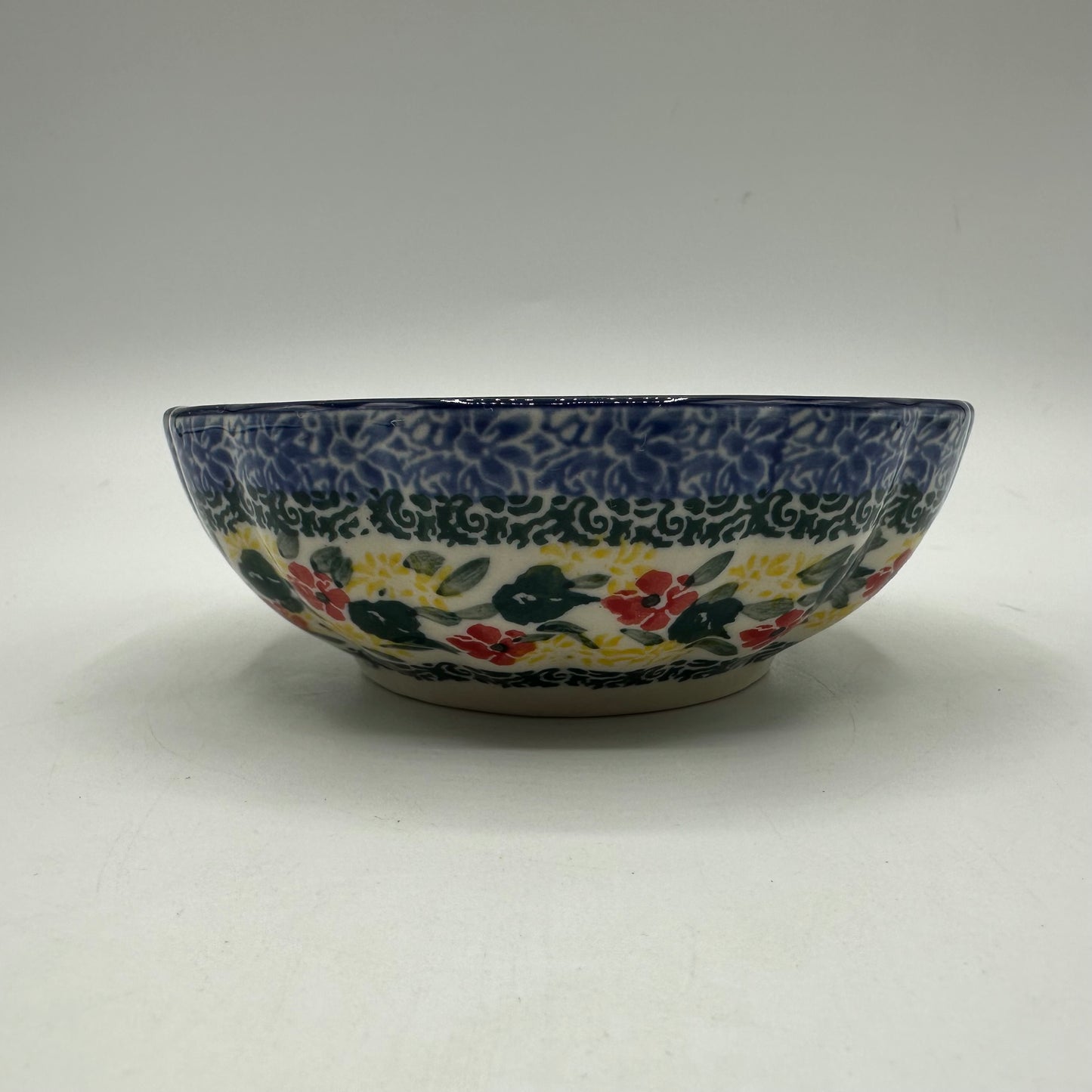 Ceramika Artystyczna 5" Scalloped Fluted Bowl, Morning Song