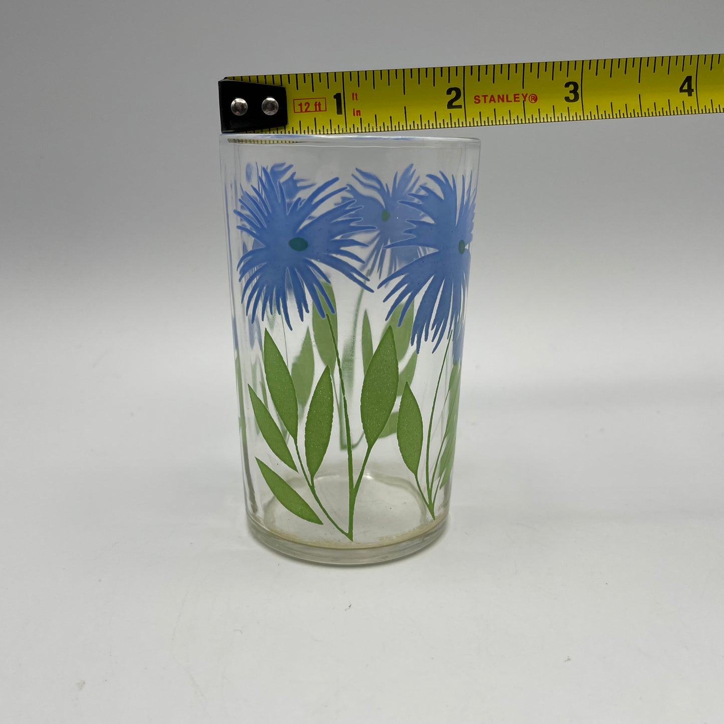 2 Swanky Swig Cornflower Pattern Glasses