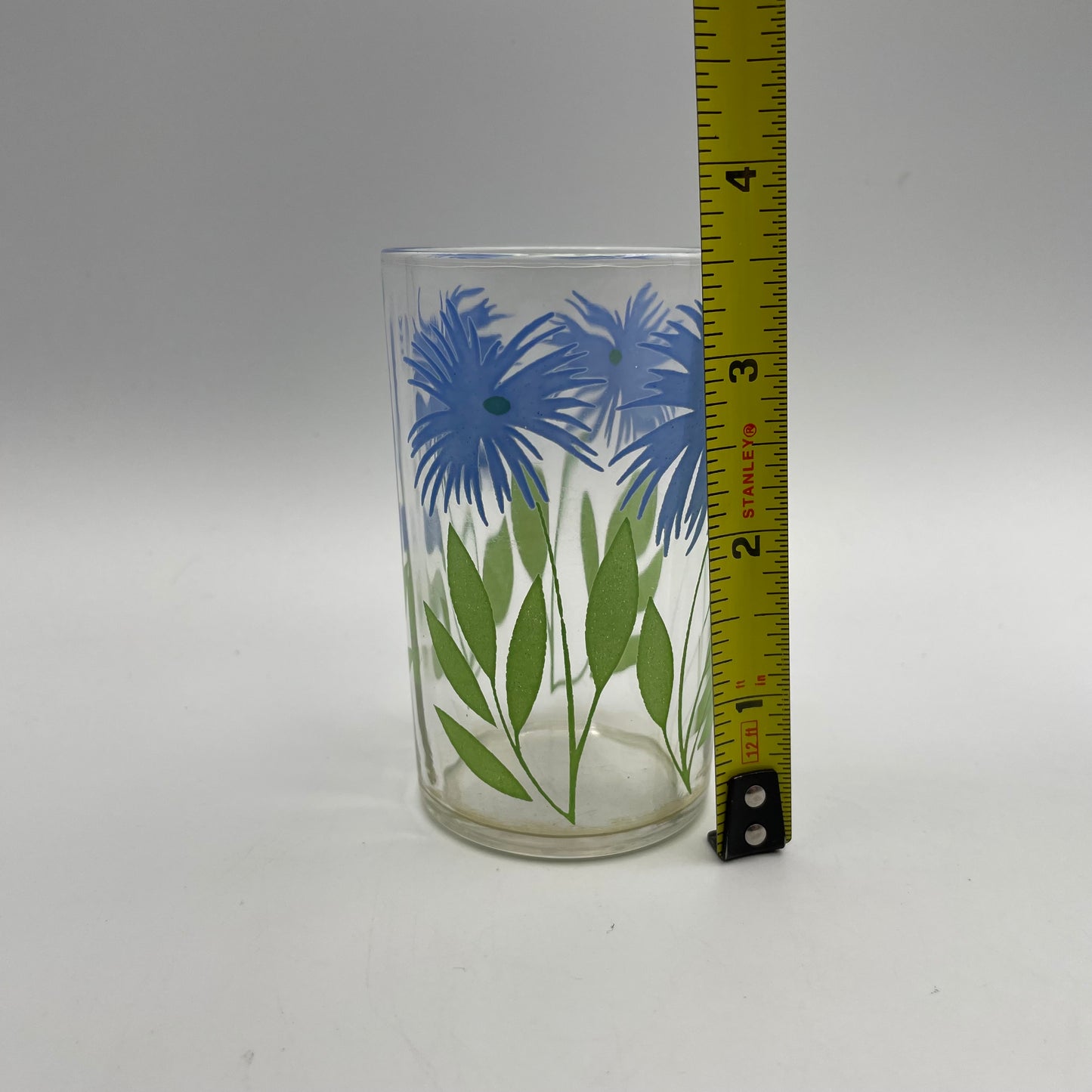 2 Swanky Swig Cornflower Pattern Glasses