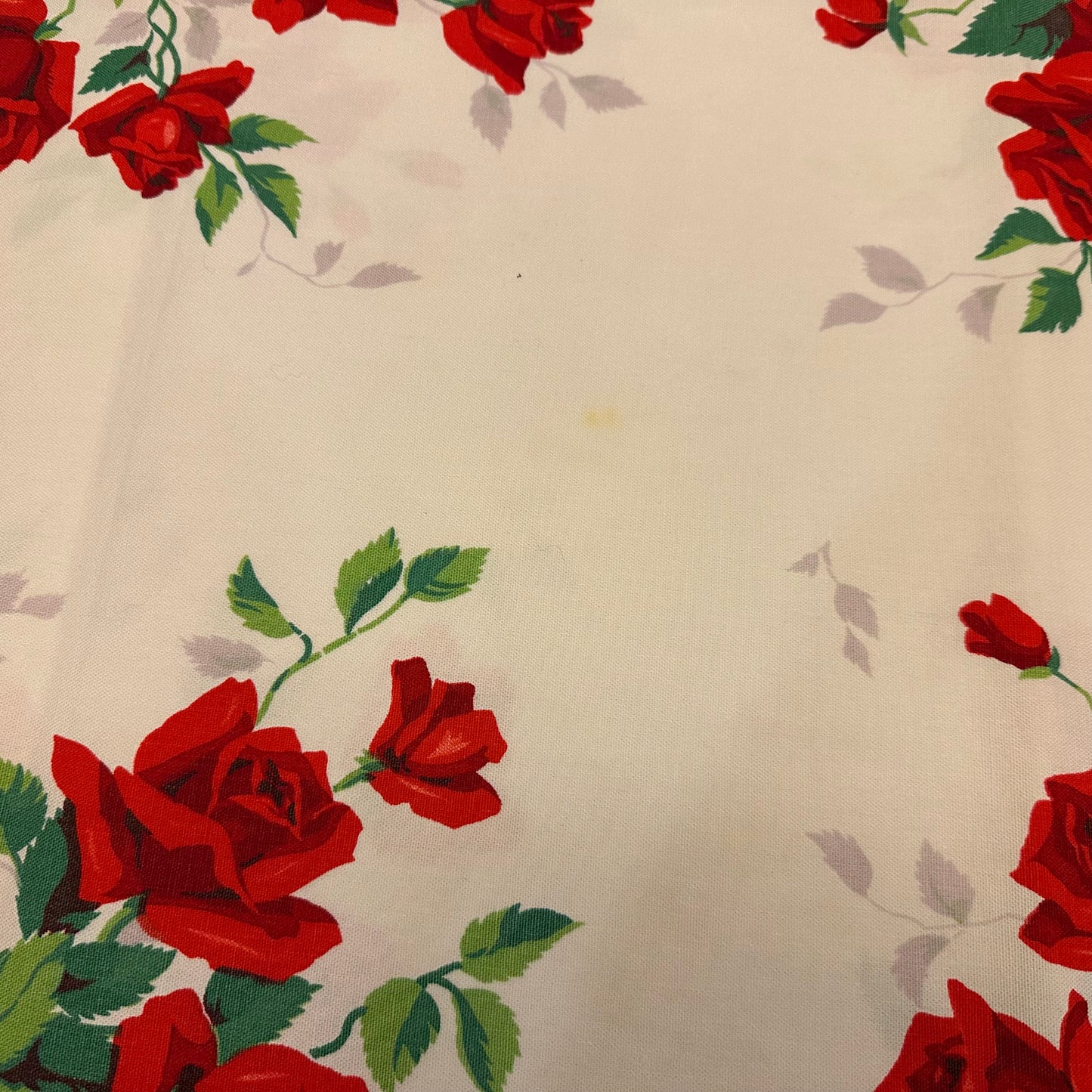Rose Tablecloth, 42 X 46