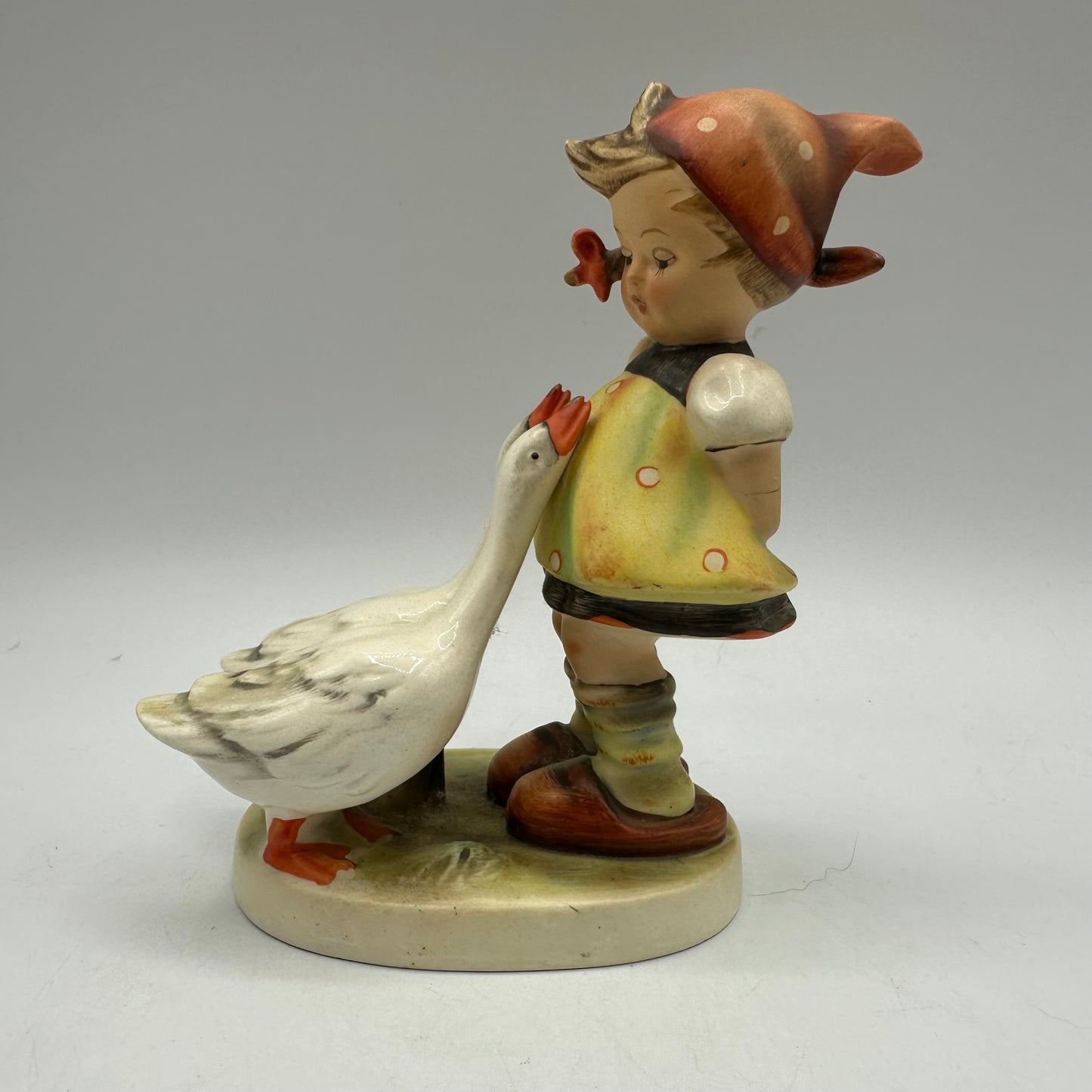 Goebel Hummel Figurine "Goose Girl" TMK-2 Full Bee 5"