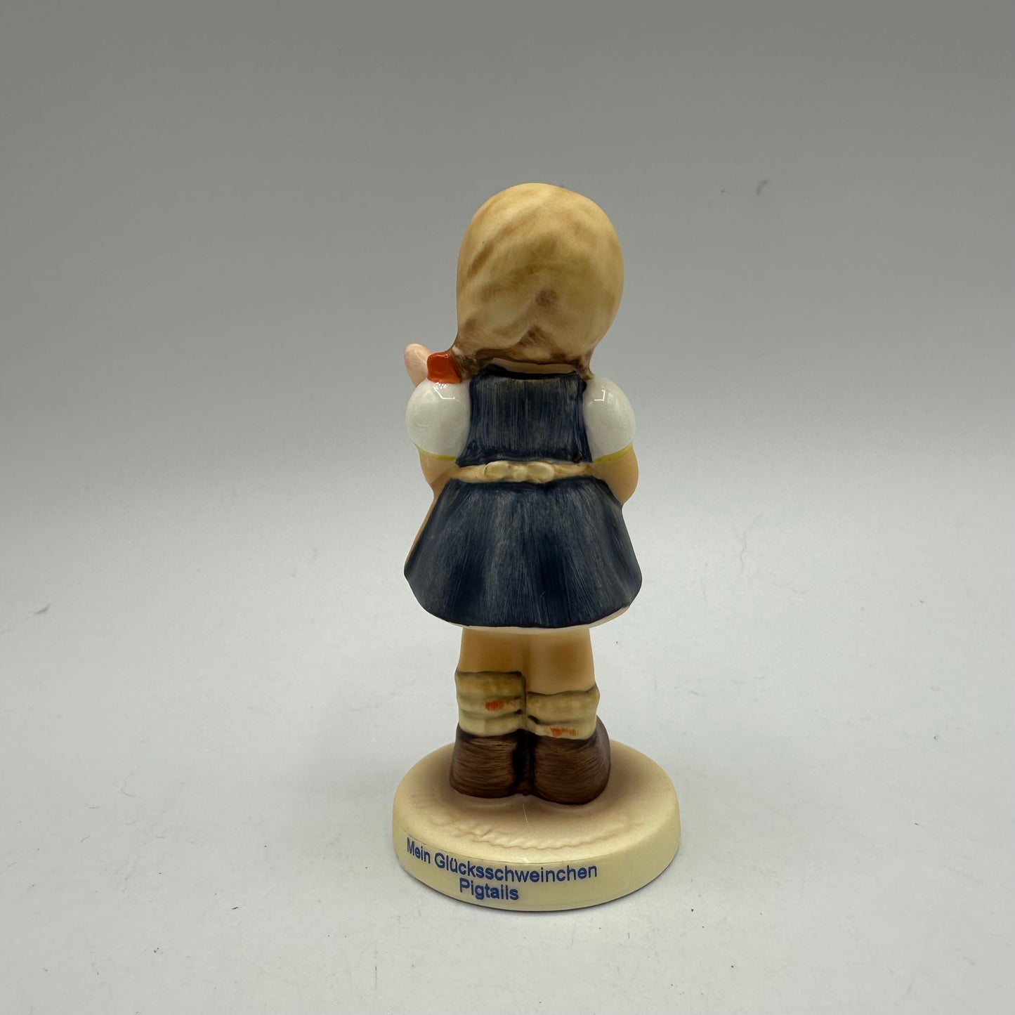 Goebel MI Hummel Club Figurine, Year 1999/2000, "Pigtails" #1382 Hum 2052