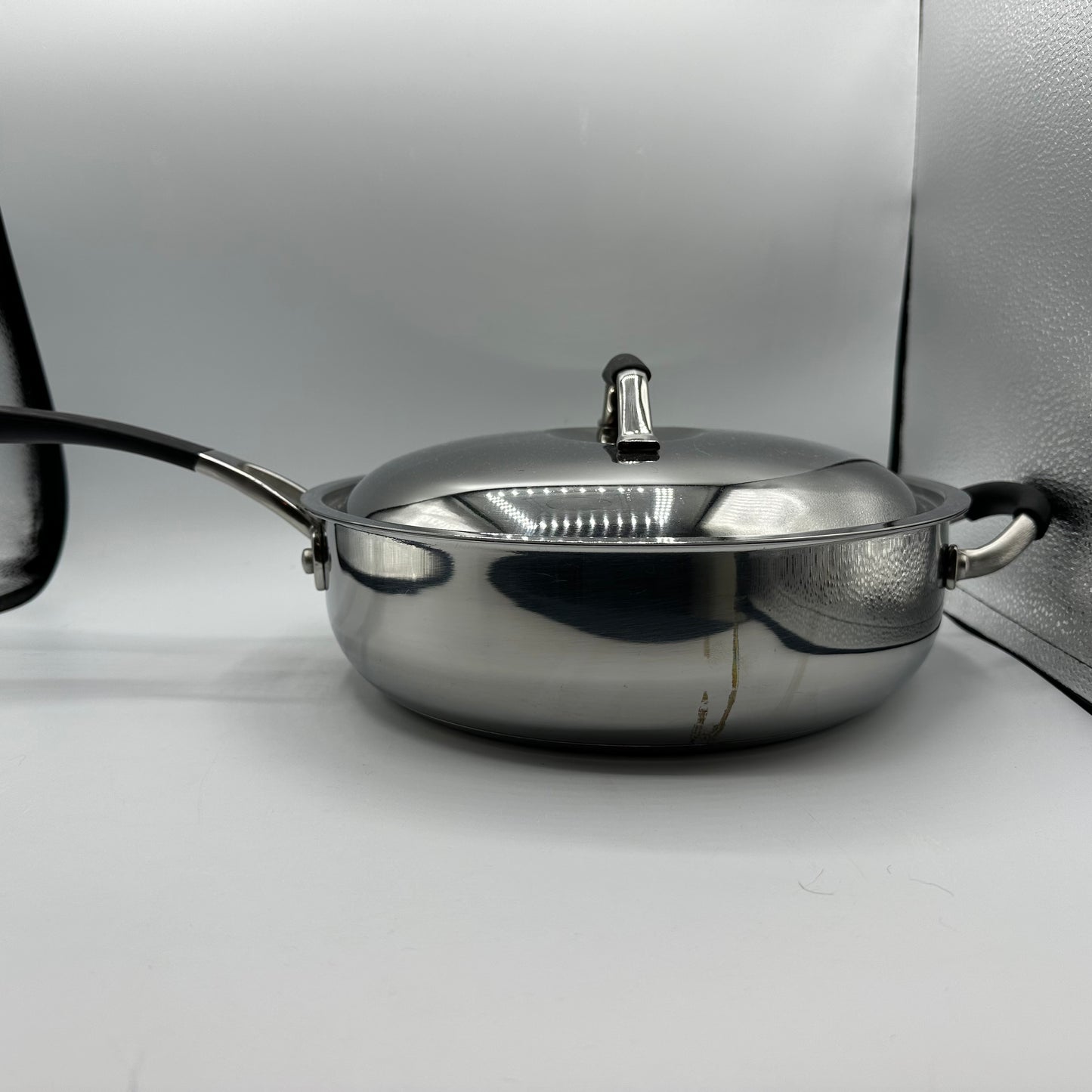 Kenmore Stainless Steel 4 Qt Saute Pan With Lid