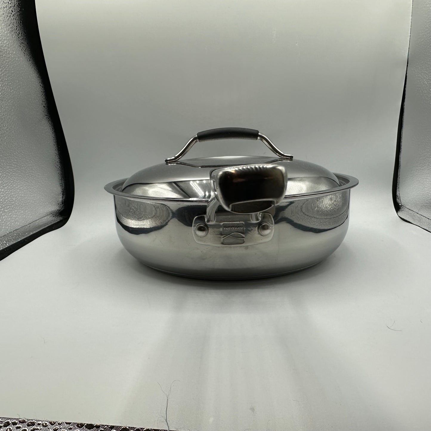 Kenmore Stainless Steel 4 Qt Saute Pan With Lid