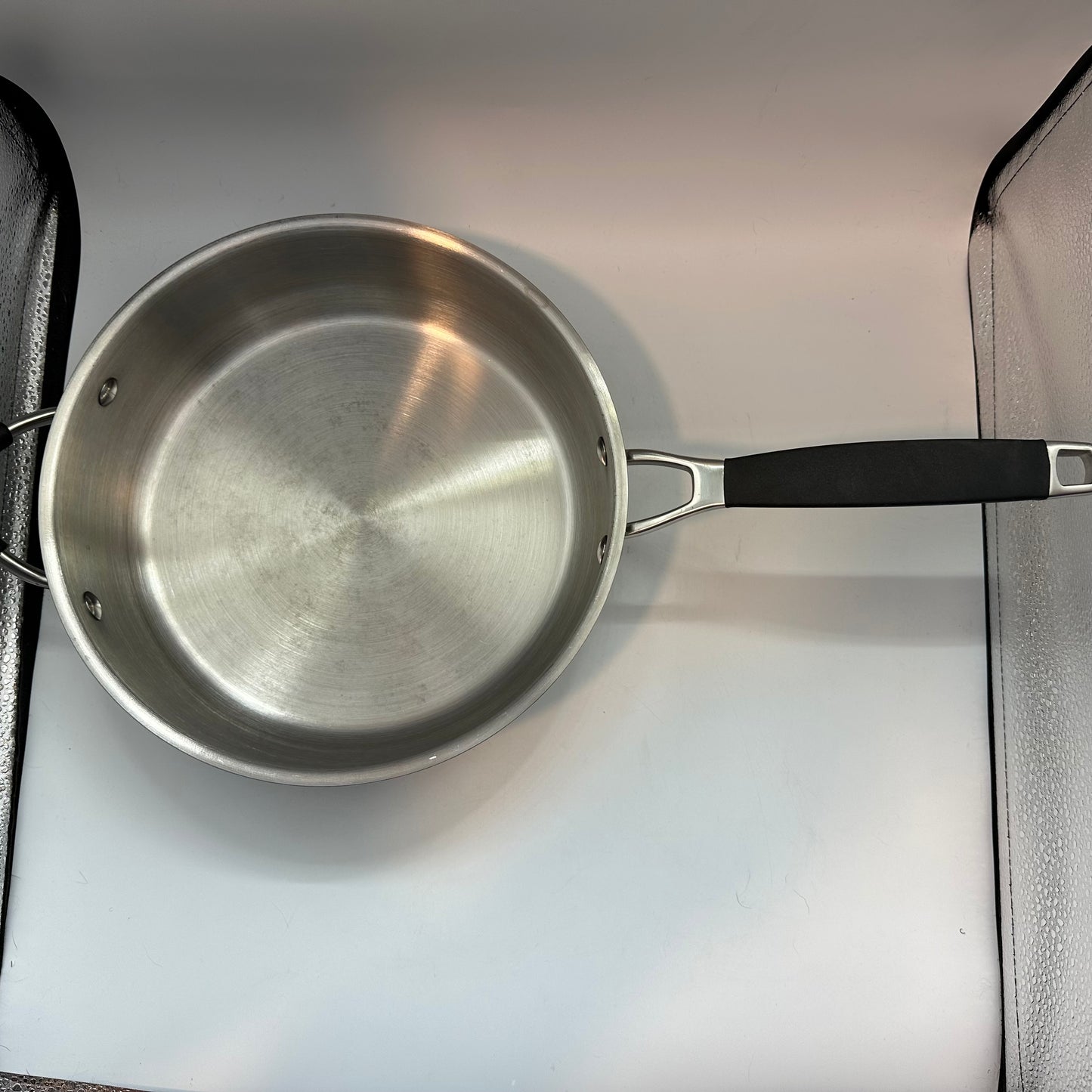 Kenmore Stainless Steel 4 Qt Saute Pan With Lid