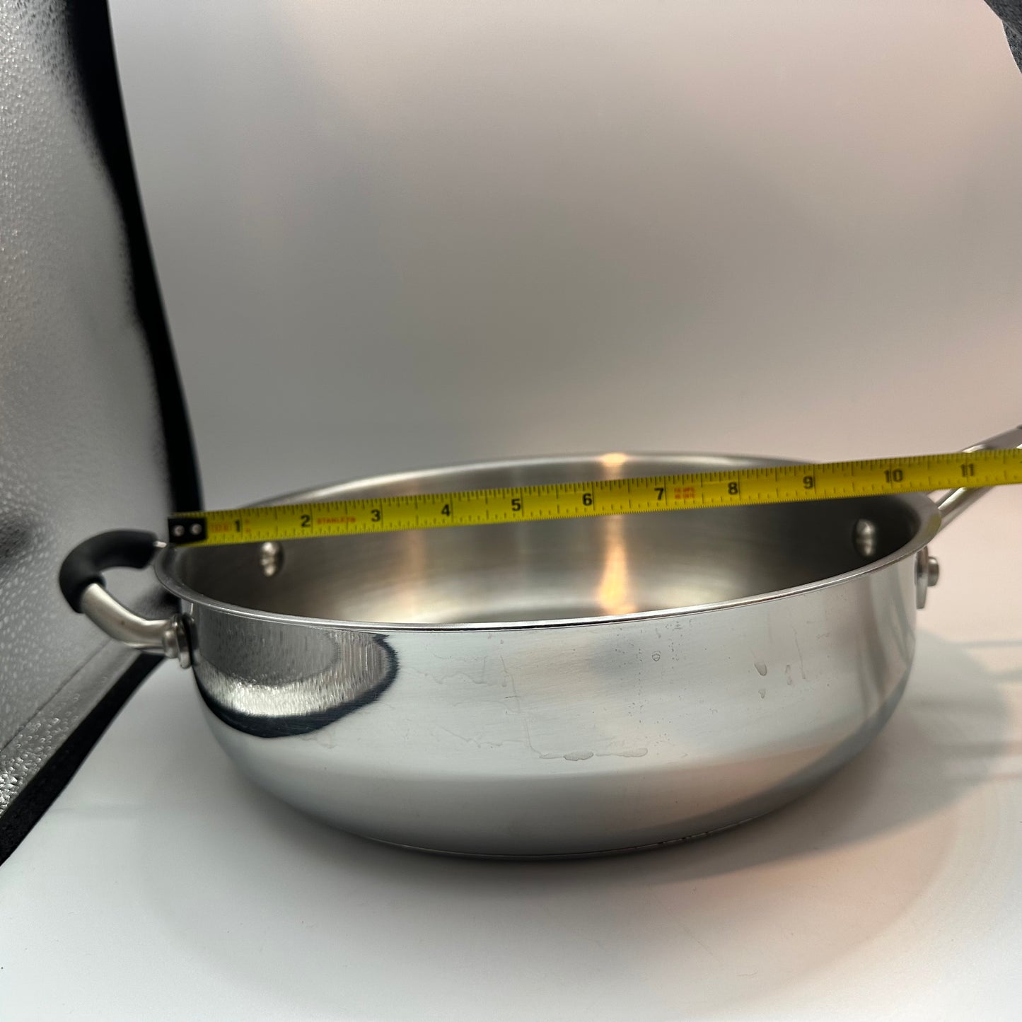 Kenmore Stainless Steel 4 Qt Saute Pan With Lid