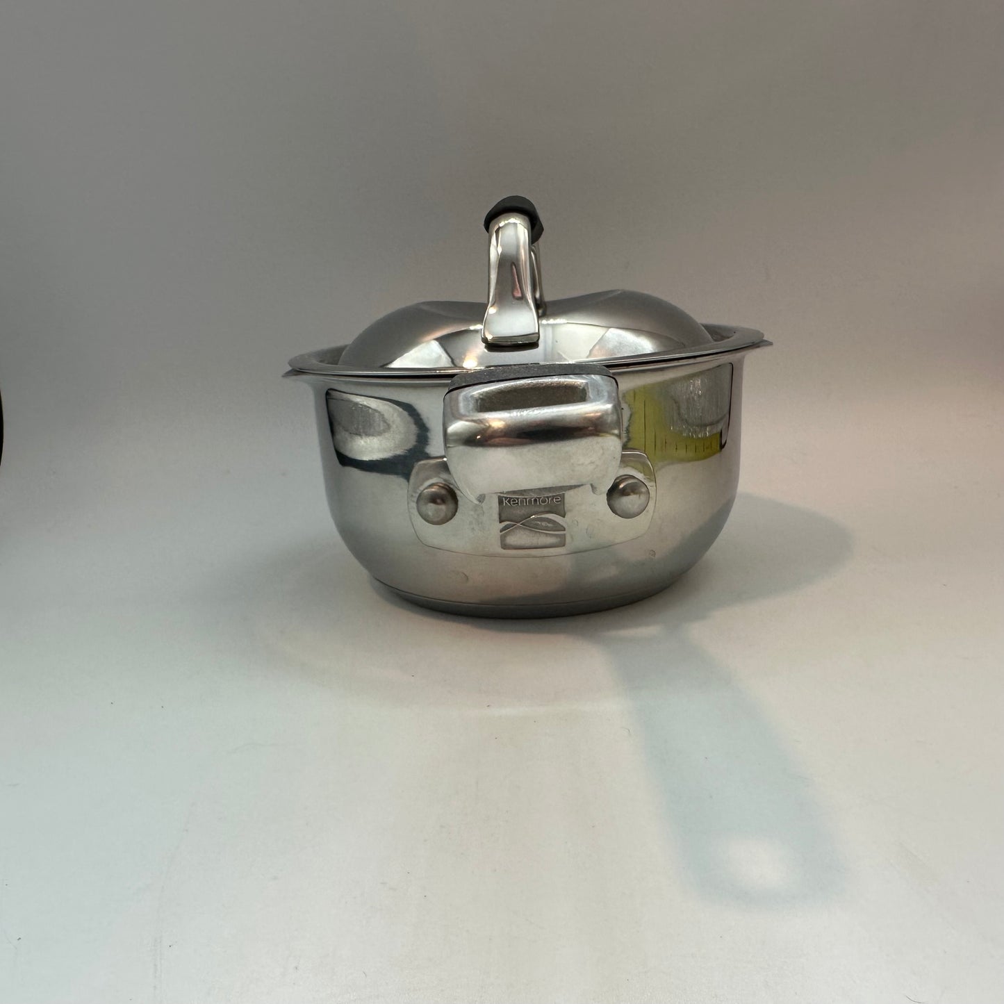 Kenmore Stainless Steel 1 & 2 Qt Saucepan with Pour Spout/Straining Lid