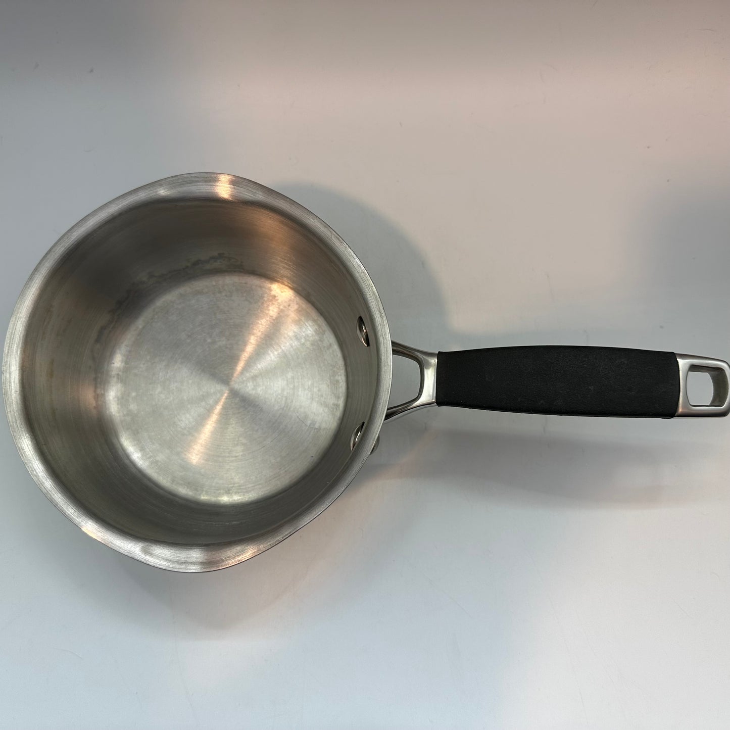 Kenmore Stainless Steel 1 & 2 Qt Saucepan with Pour Spout/Straining Lid