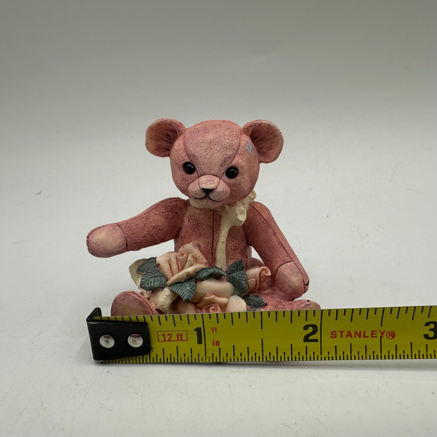 Jan Hagara Toy Mini Figurine "Hannah's Rose Bear" #11358