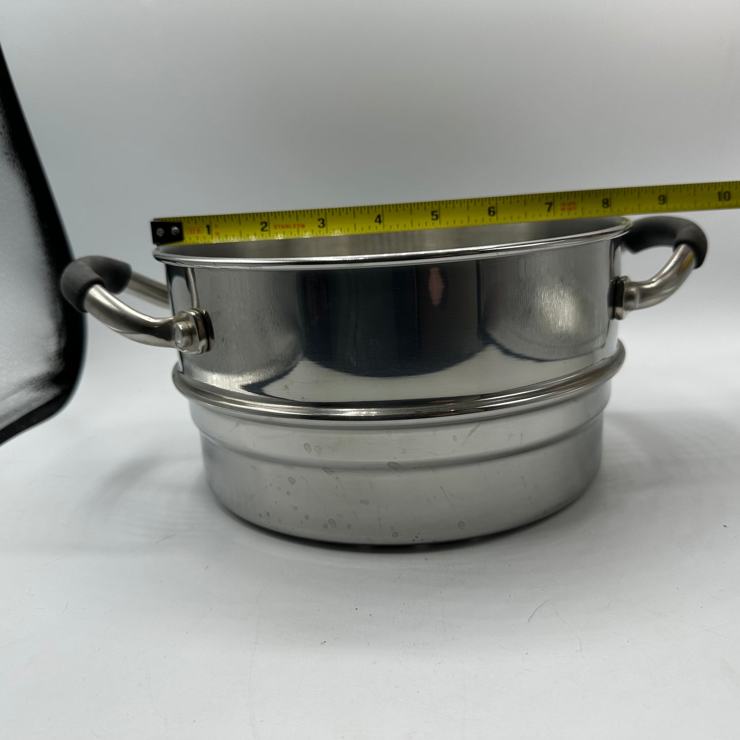 Kenmore Stainless Steel 4 Qt Stock Pot With Steamer Insert