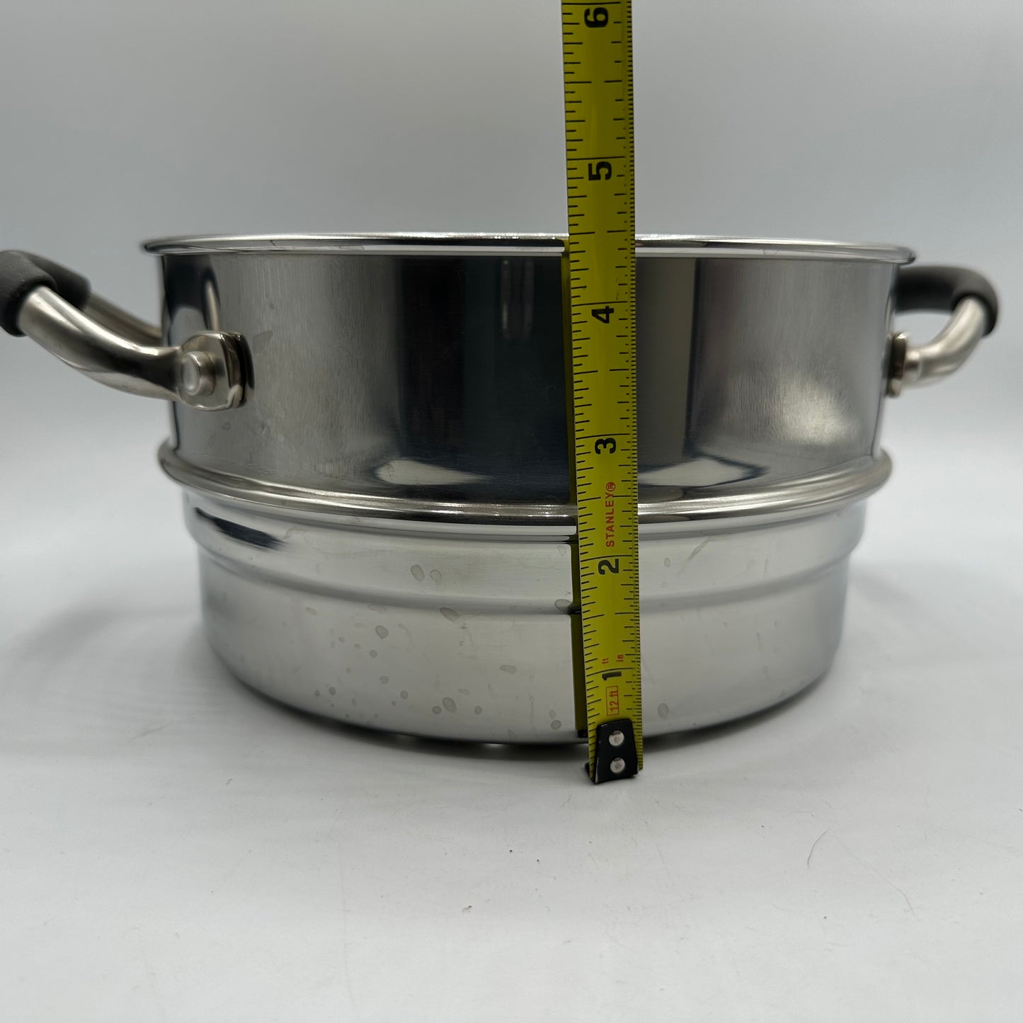 Kenmore Stainless Steel 4 Qt Stock Pot With Steamer Insert