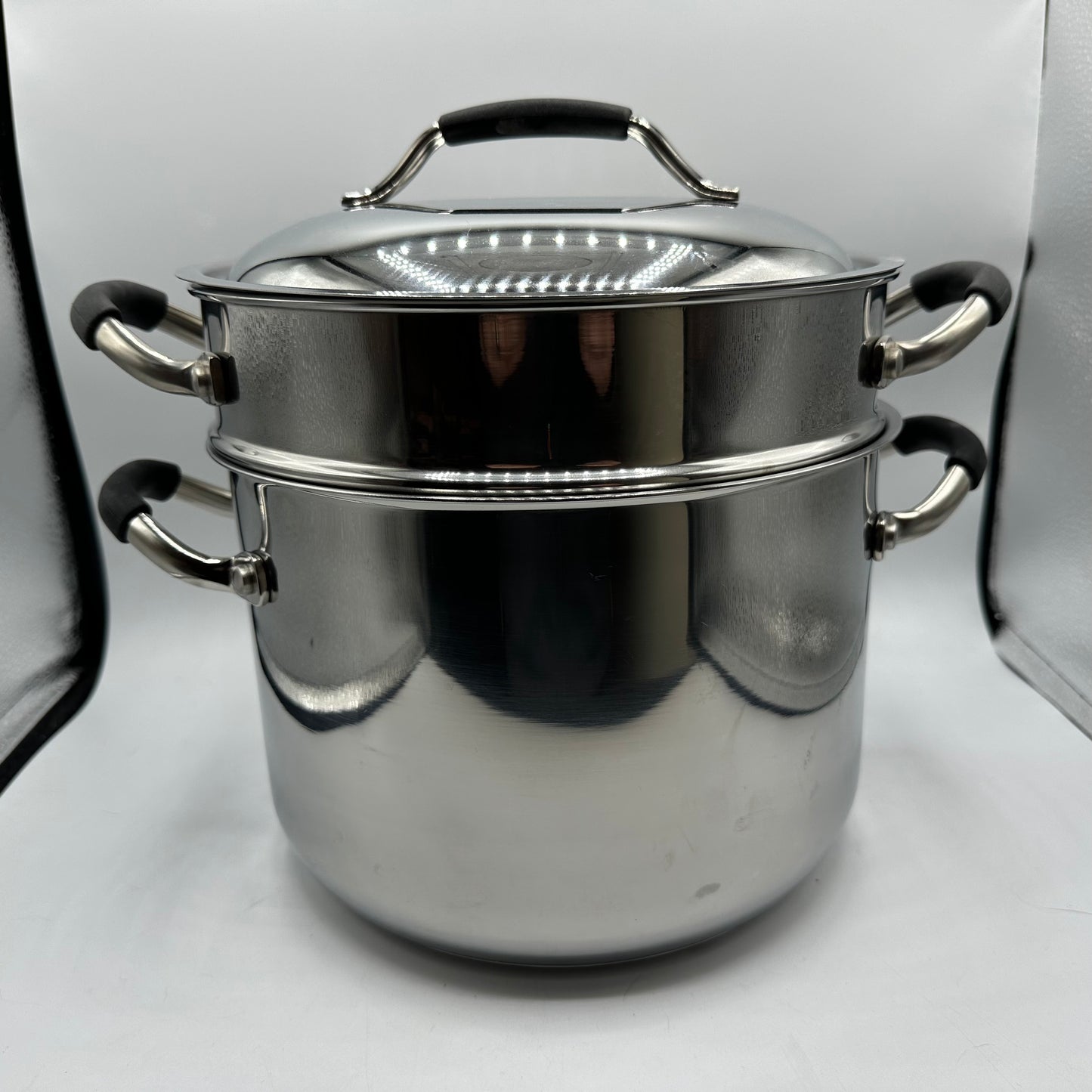Kenmore Stainless Steel 8 Qt Stock Pot With Pasta Insert