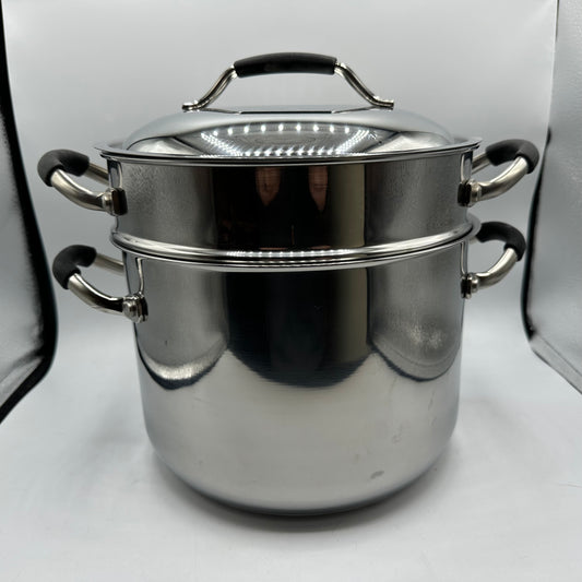 Kenmore Stainless Steel 8 Qt Stock Pot With Pasta Insert