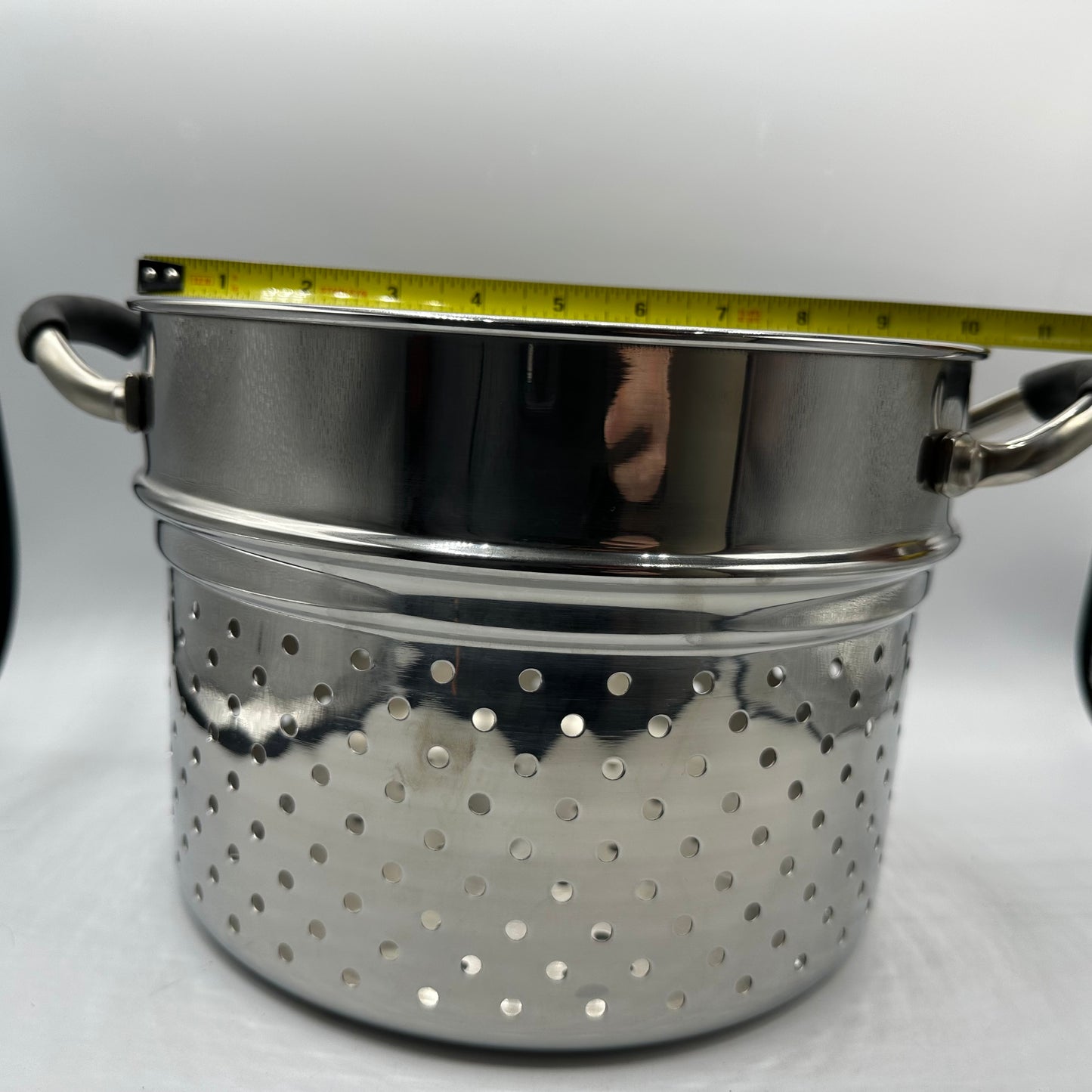 Kenmore Stainless Steel 8 Qt Stock Pot With Pasta Insert