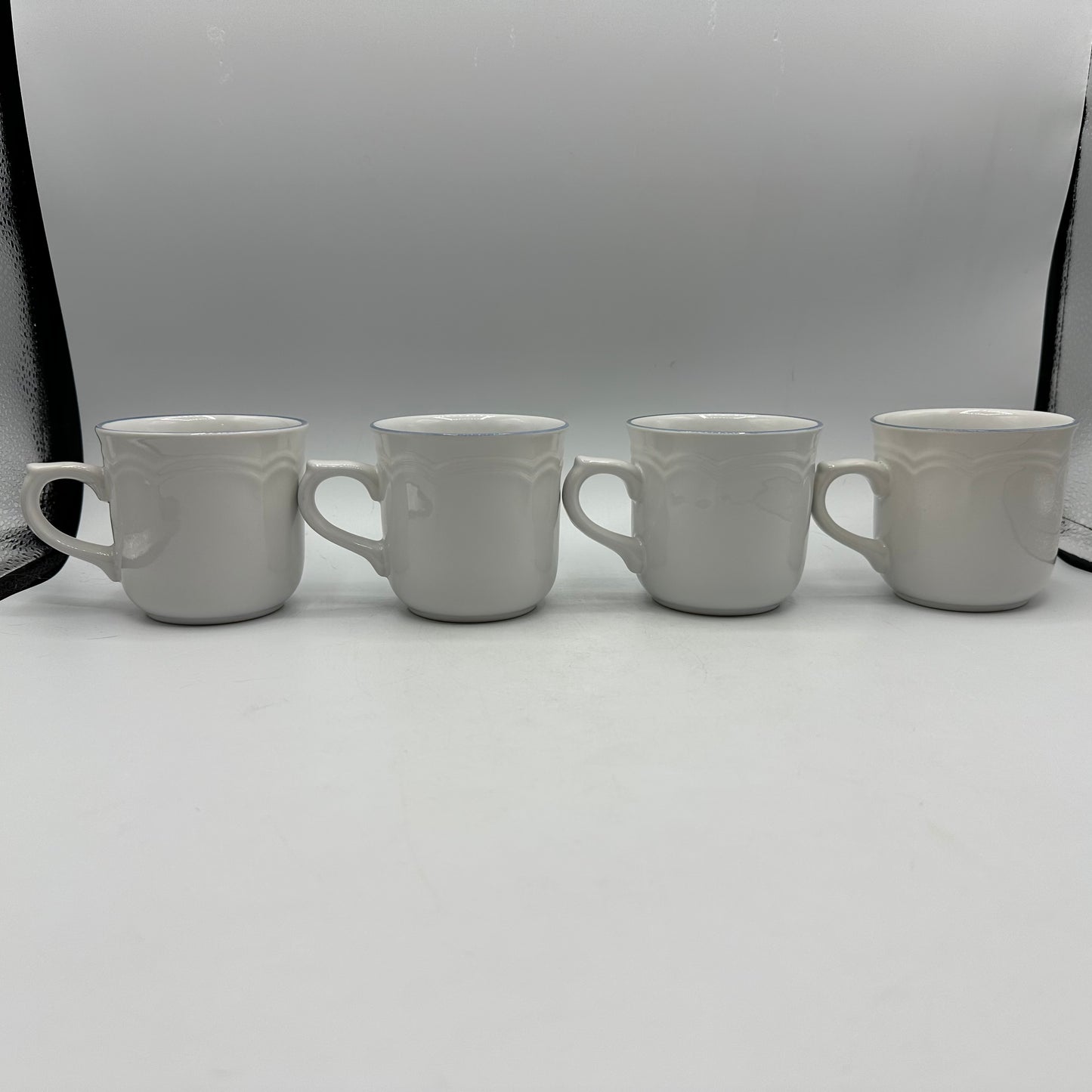 American Tapestry Cups and Saucers, Set of 4
