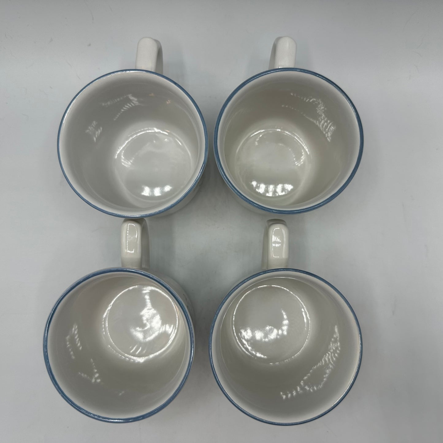 American Tapestry Cups and Saucers, Set of 4