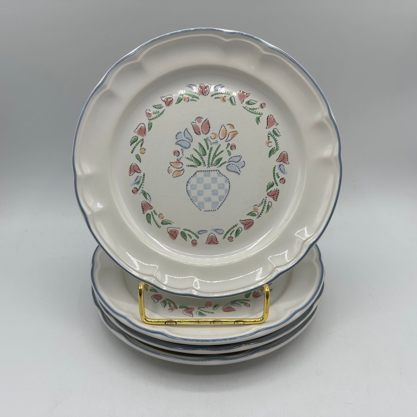 American Tapestry Salad Plates, Set of 4