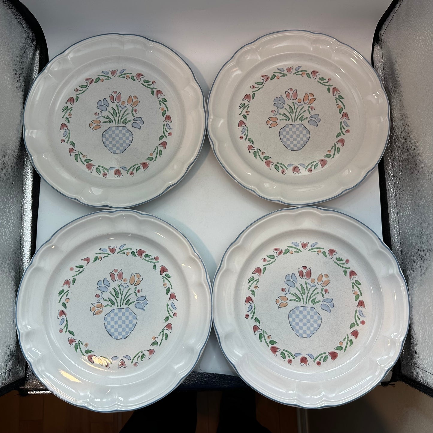 American Tapestry Dinner Plates, Set of 4