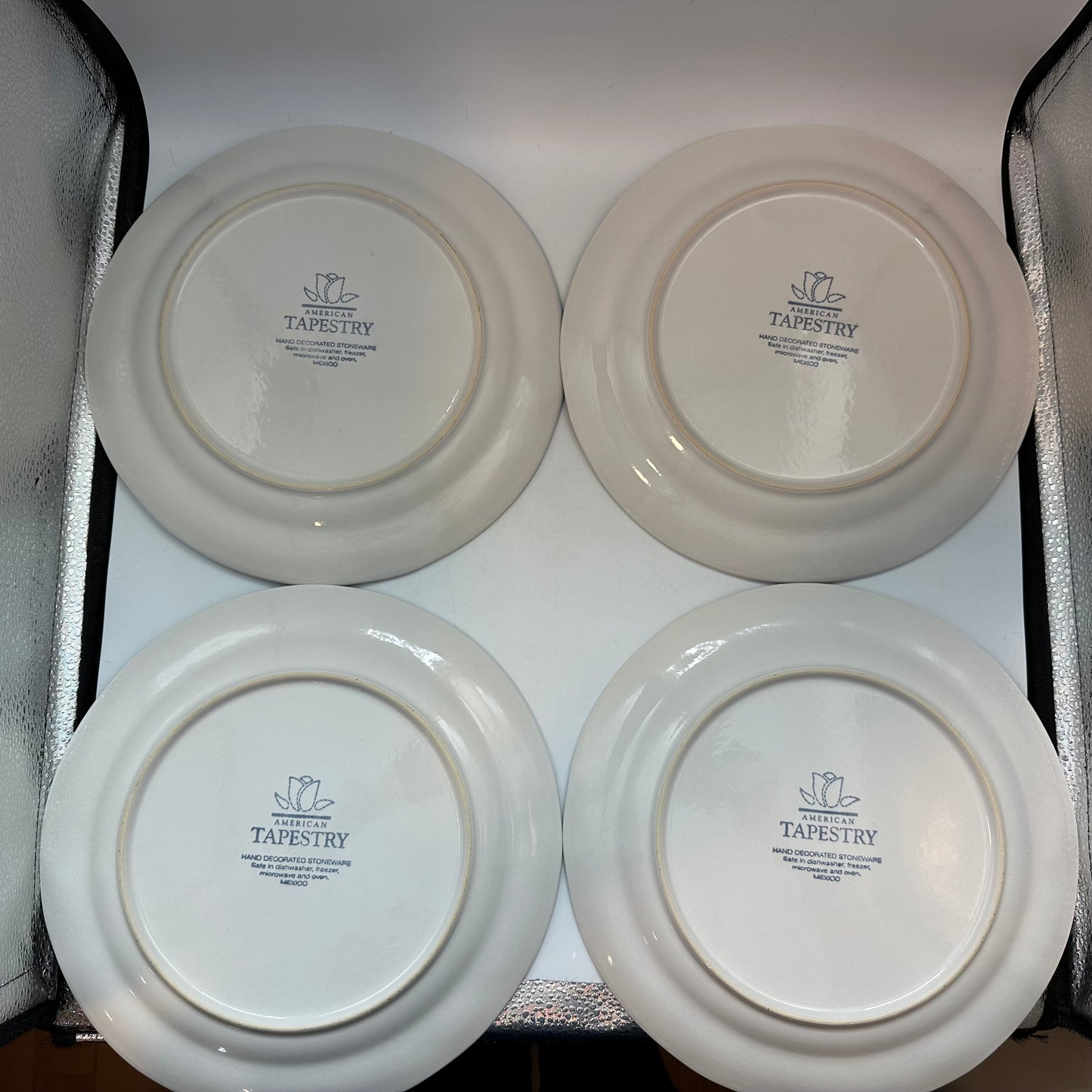 American Tapestry Dinner Plates, Set of 4