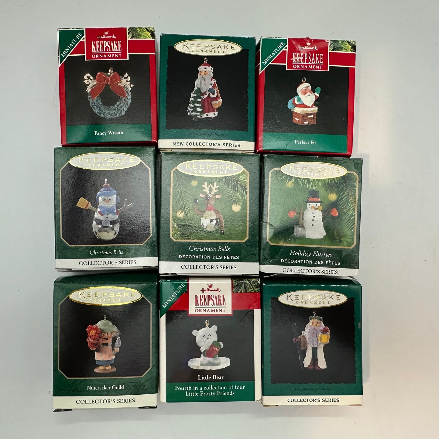 Hallmark Keepsake Small Ornaments, Mixed Lot of 9