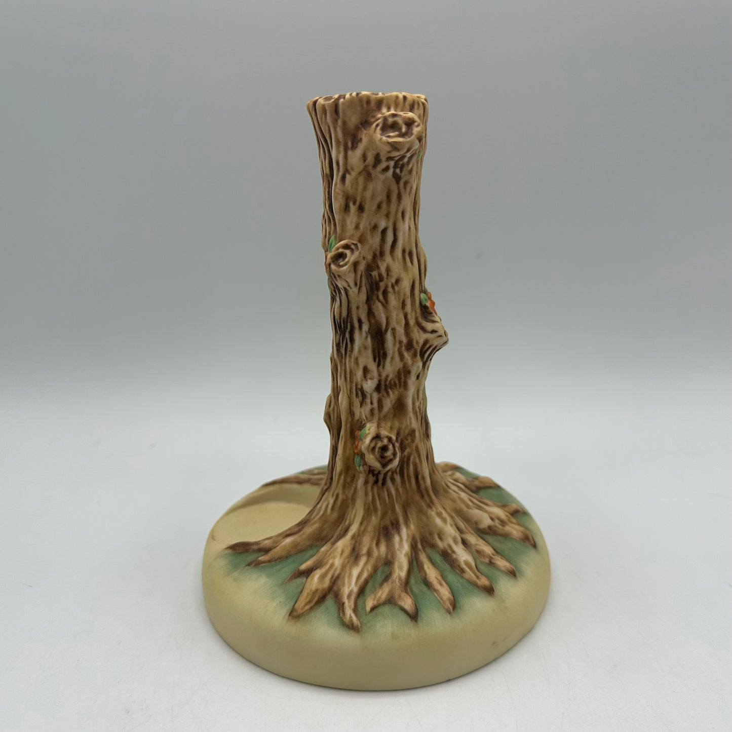 Goebel Hummel Tree Trunk Candlestick #1101-D, Set of 2