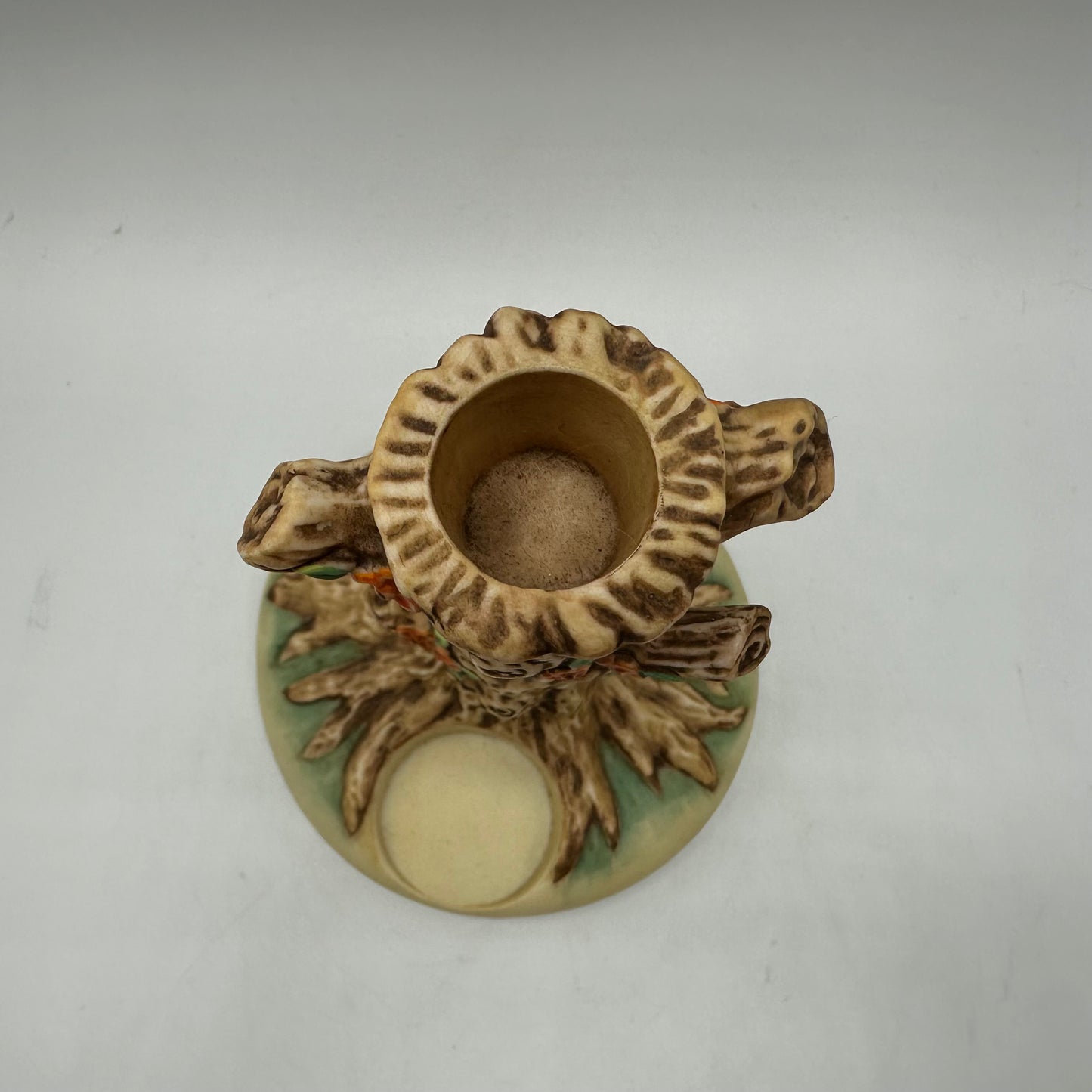 Goebel Hummel Tree Trunk Candlestick #1101-D, Set of 2