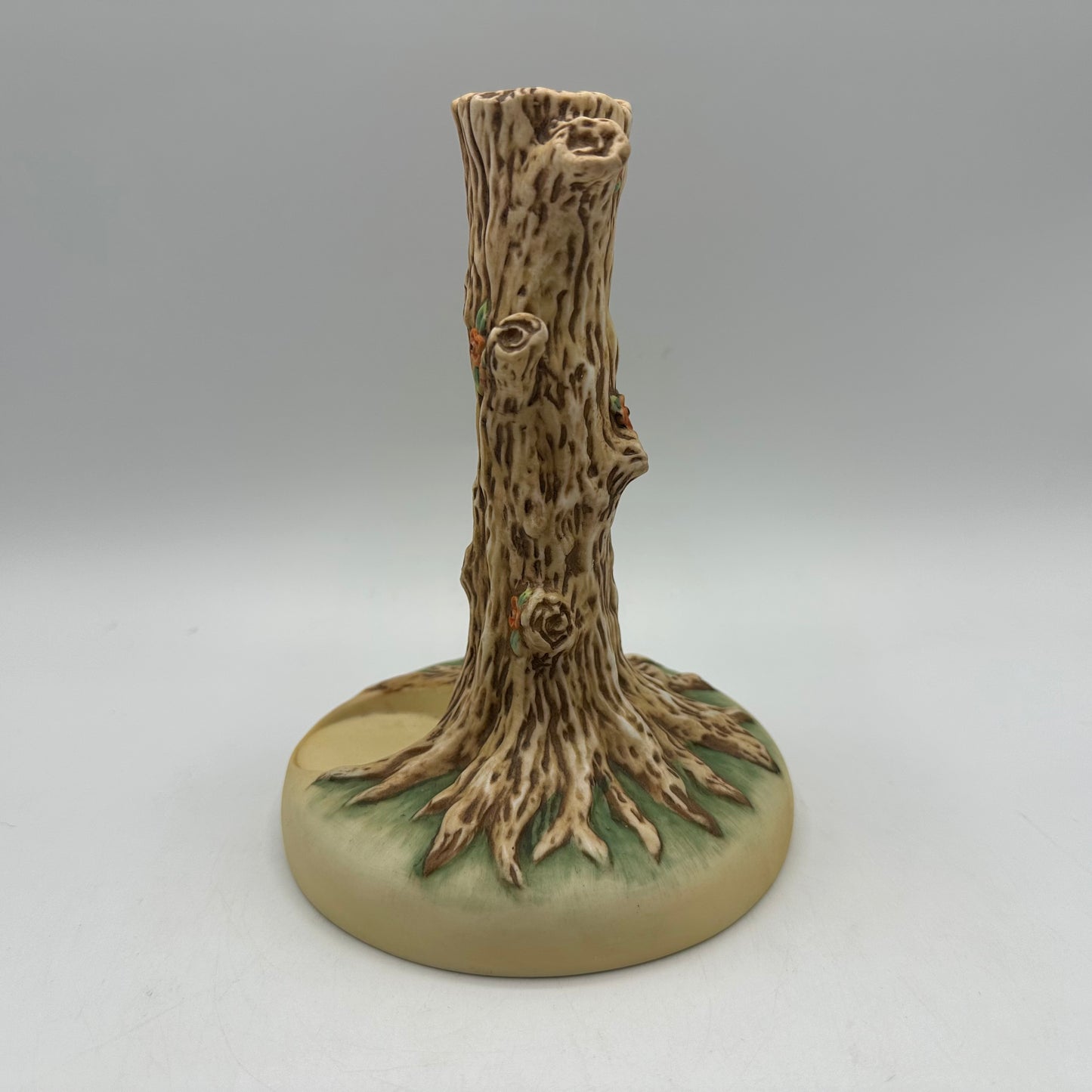 Goebel Hummel Tree Trunk Candlestick #1101-D, Set of 2