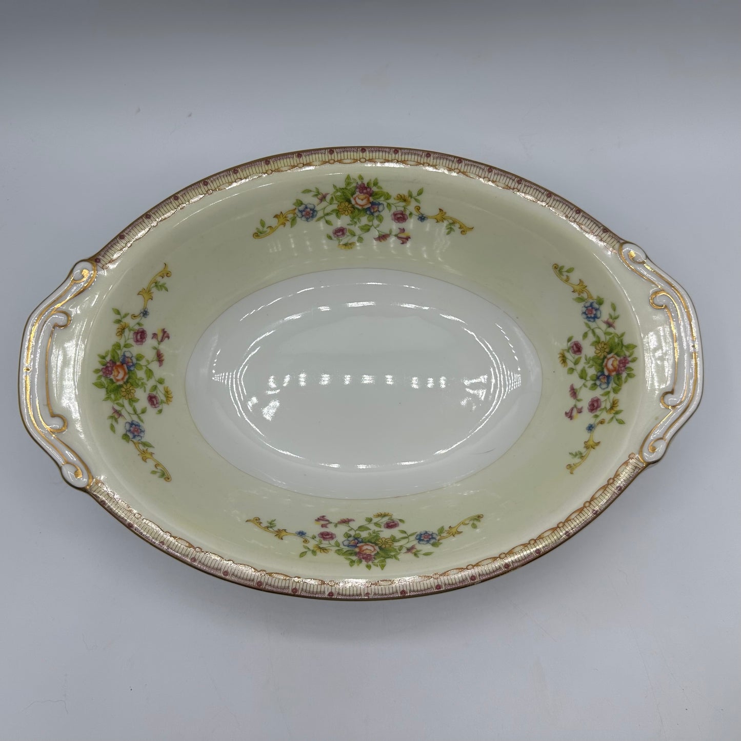 Yamaka China Vegetable Bowl and Serving Plate, YAM6 Pattern