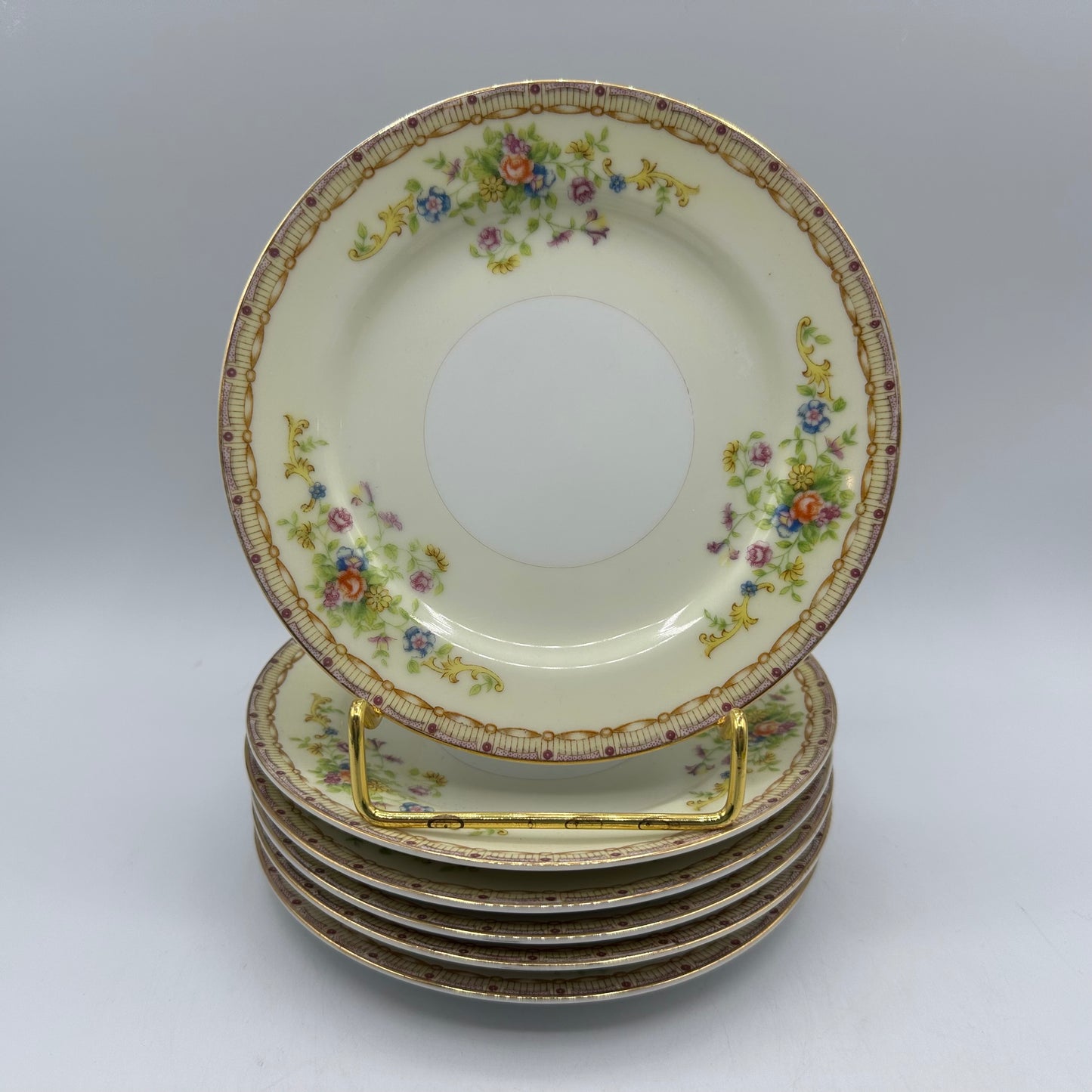 Yamaka China Bread and Butter Plate,Set of 6, YAM6 Pattern